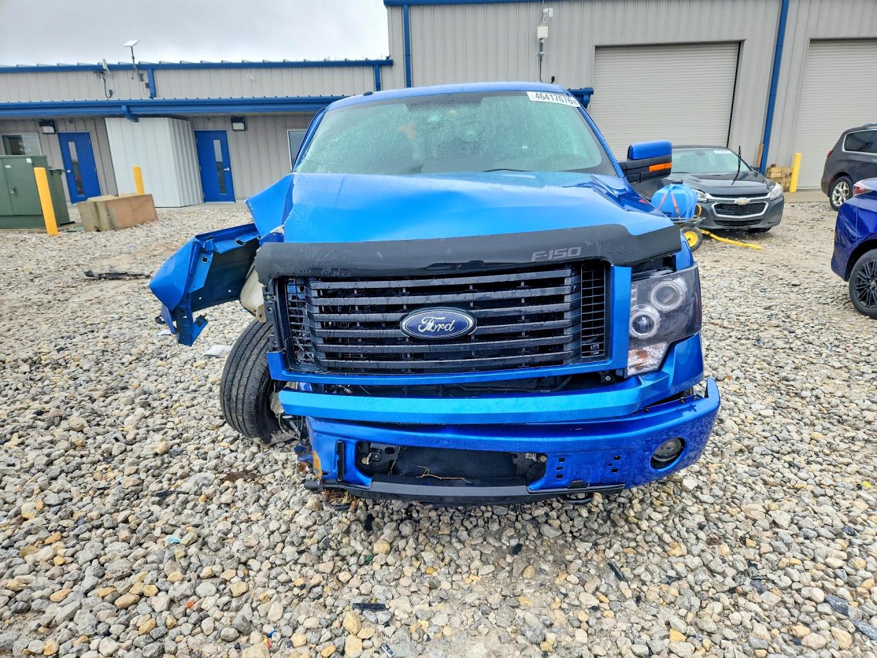 2012 Ford F150 Super Cab Blue vin: 1FTFX1EF8CFC54405