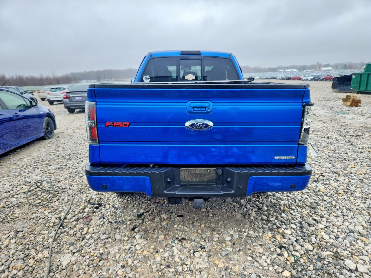 2012 Ford F150 Super Cab Blue vin: 1FTFX1EF8CFC54405