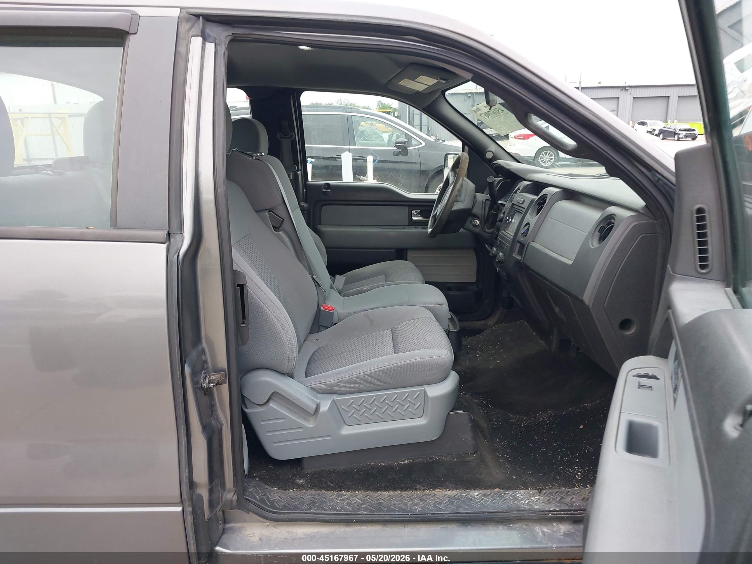 2012 Ford F-150 Stx Gray vin: 1FTFX1EF8CFC58454