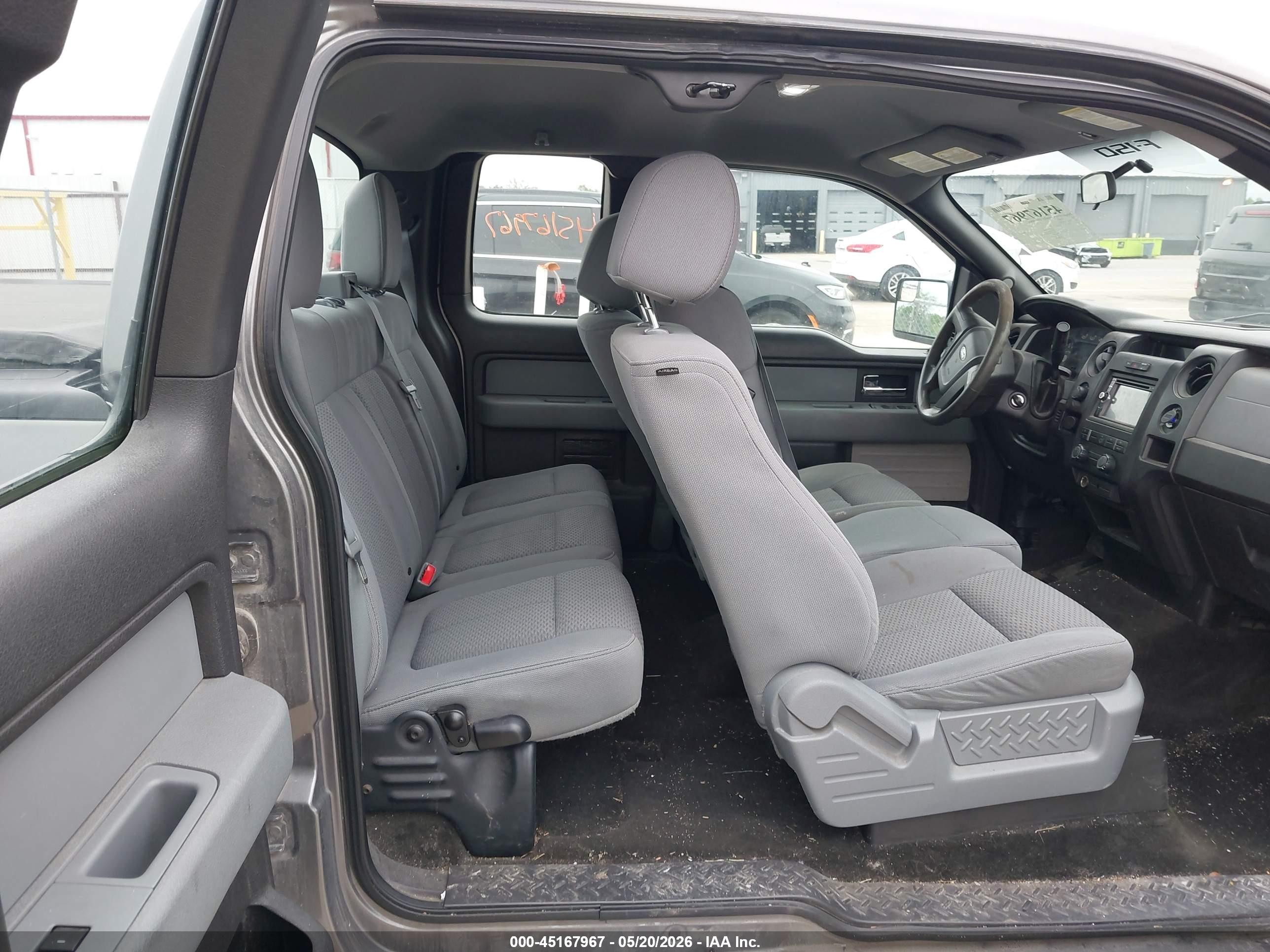 2012 Ford F-150 Stx Gray vin: 1FTFX1EF8CFC58454