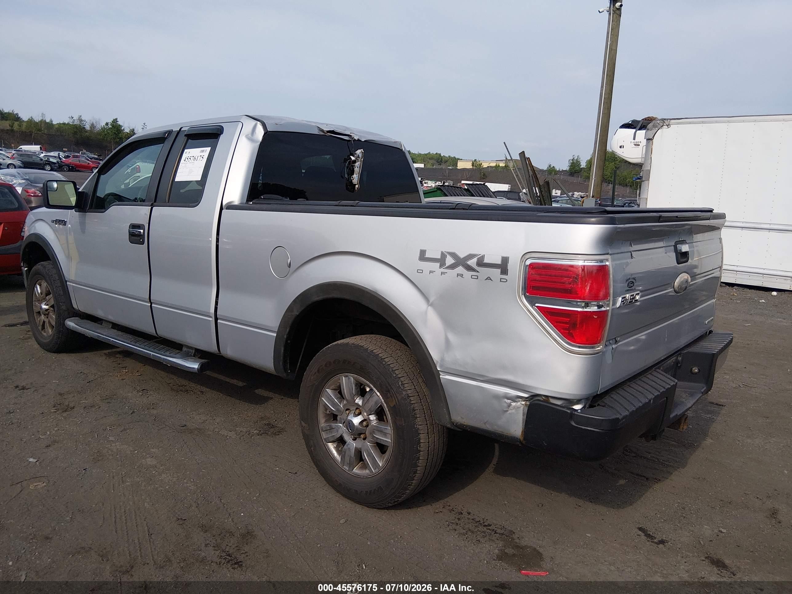 2012 Ford F-150 Xlt Silver vin: 1FTFX1EF8CKD09507
