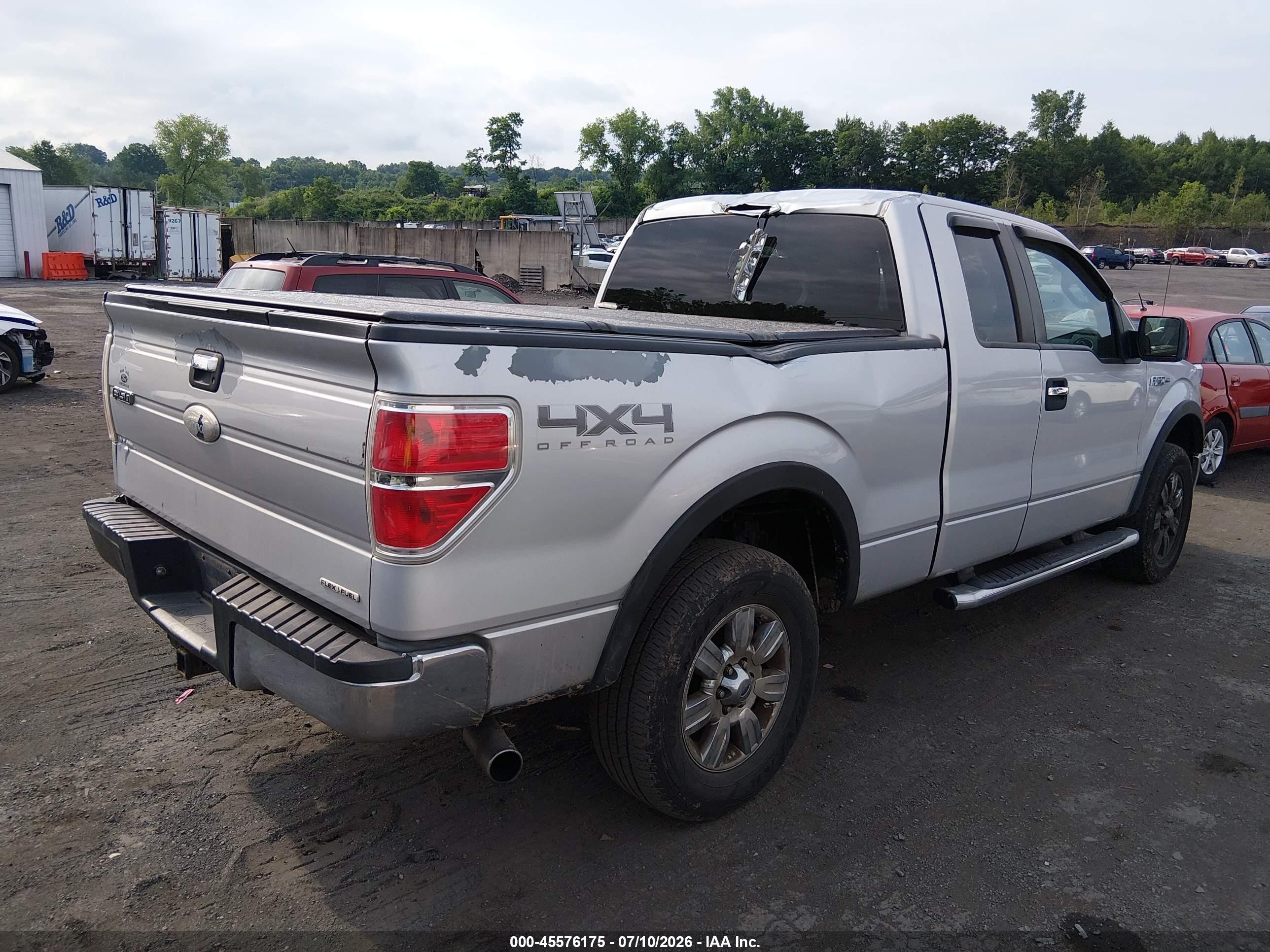 2012 Ford F-150 Xlt Silver vin: 1FTFX1EF8CKD09507