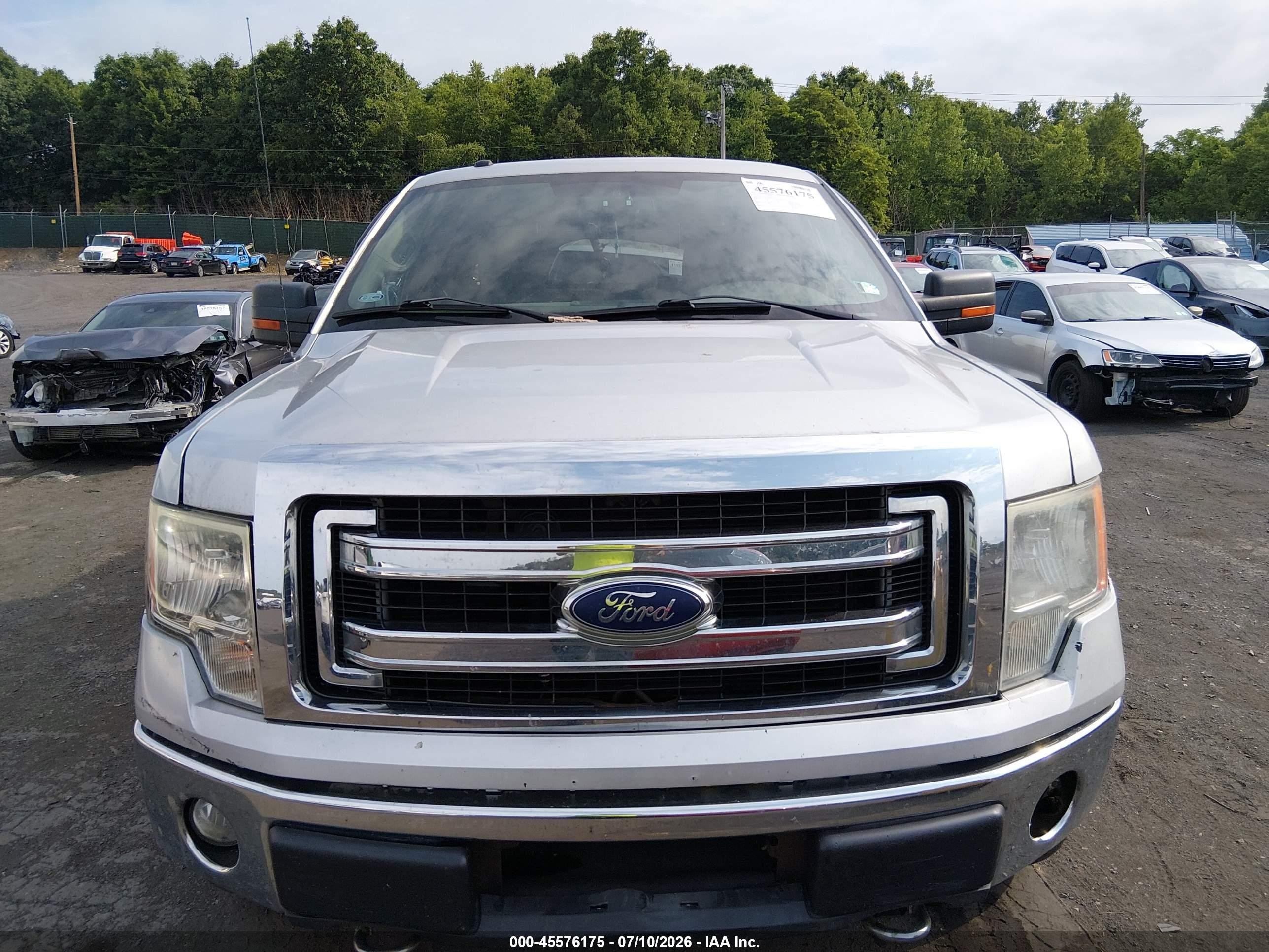 2012 Ford F-150 Xlt Silver vin: 1FTFX1EF8CKD09507