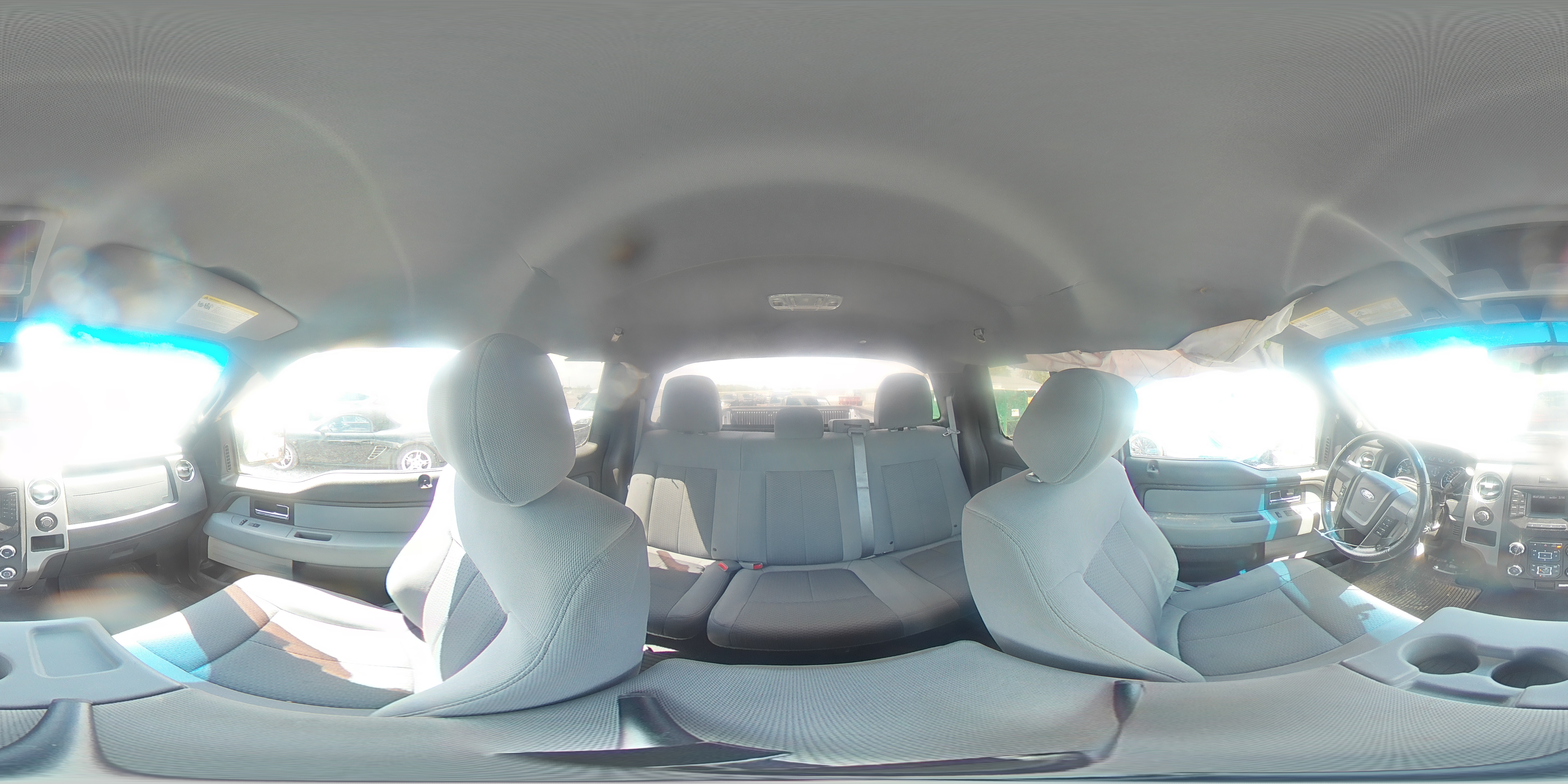2013 Ford F150 Super Cab Silver vin: 1FTFX1EF8DFC25858