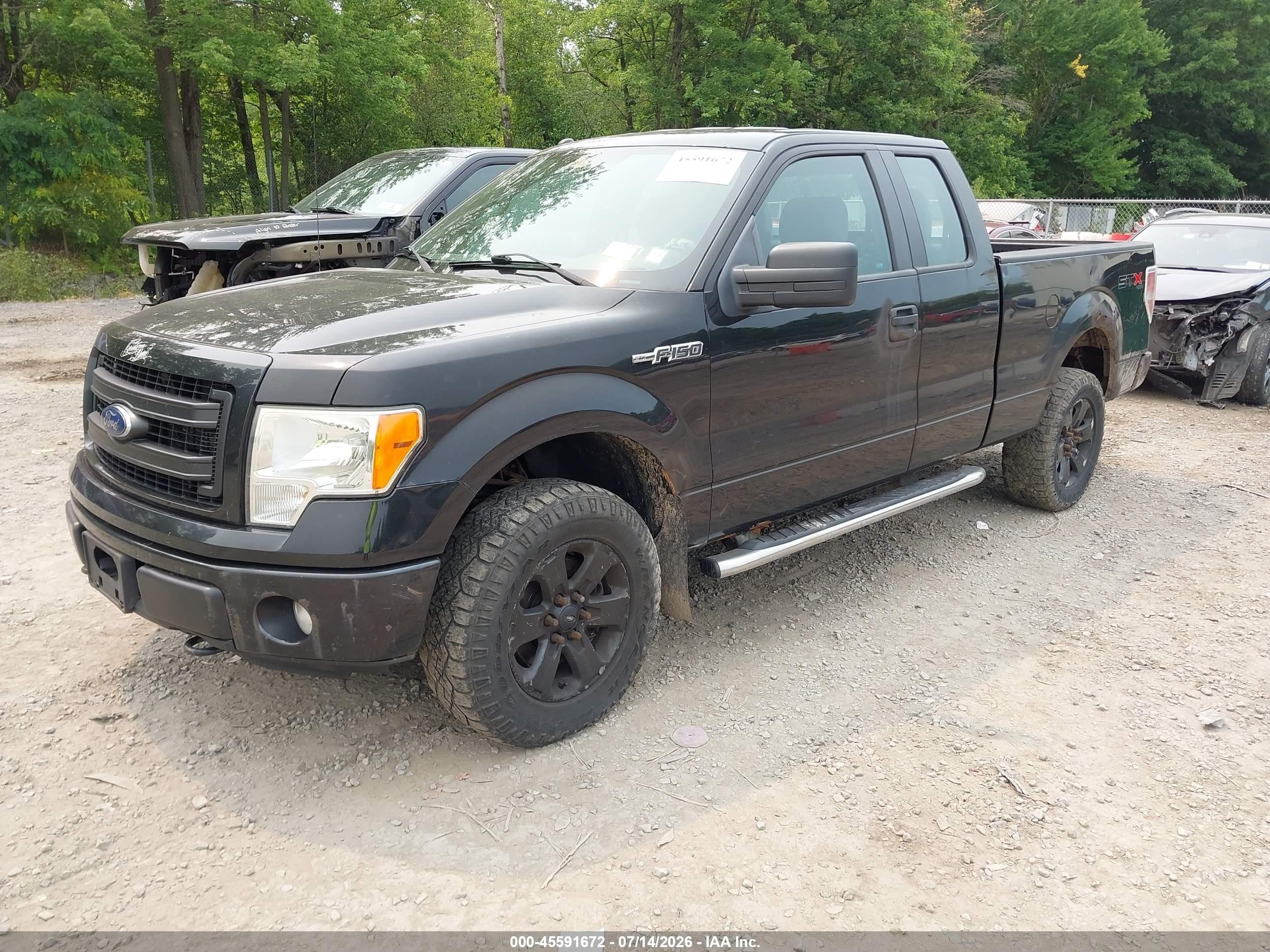 2013 Ford F-150 Fx4/lariat/stx/xl/xlt Black vin: 1FTFX1EF8DFD60807