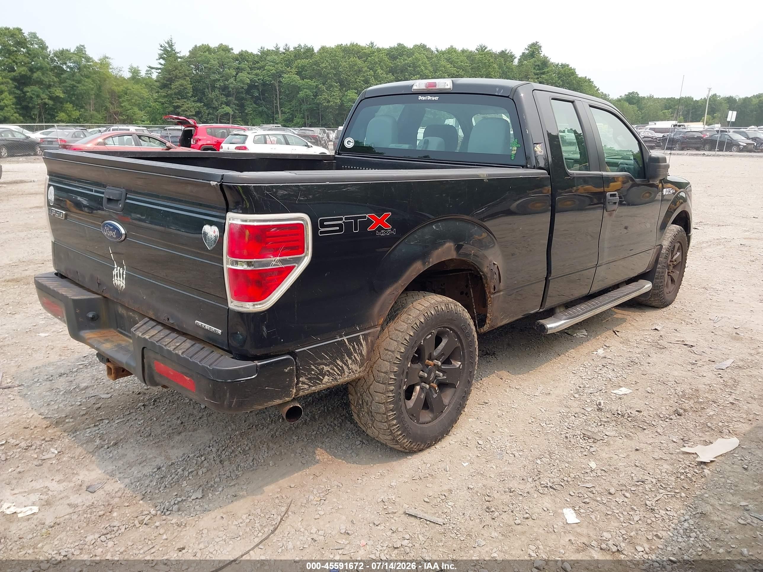 2013 Ford F-150 Fx4/lariat/stx/xl/xlt Black vin: 1FTFX1EF8DFD60807