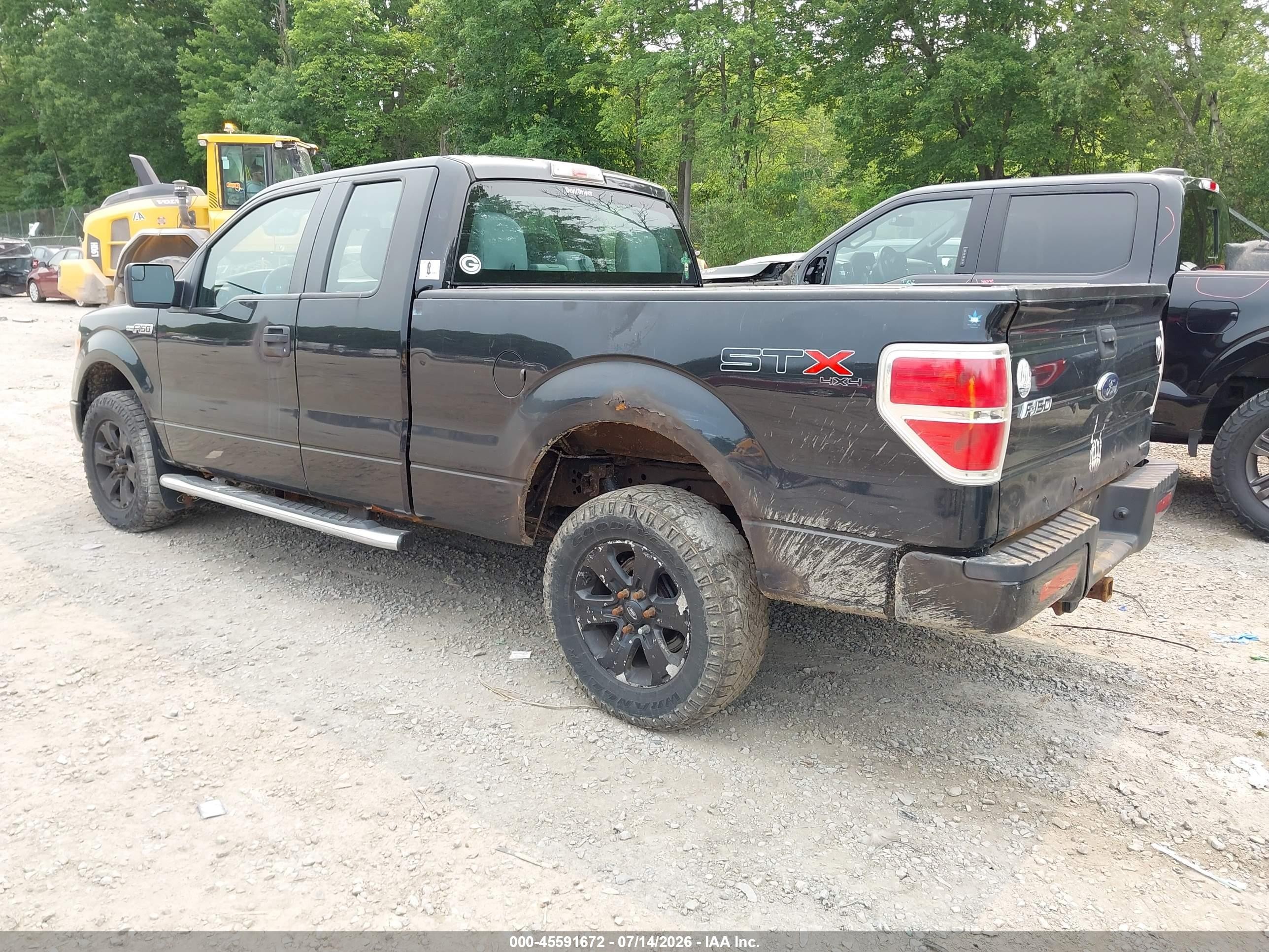 2013 Ford F-150 Fx4/lariat/stx/xl/xlt Black vin: 1FTFX1EF8DFD60807