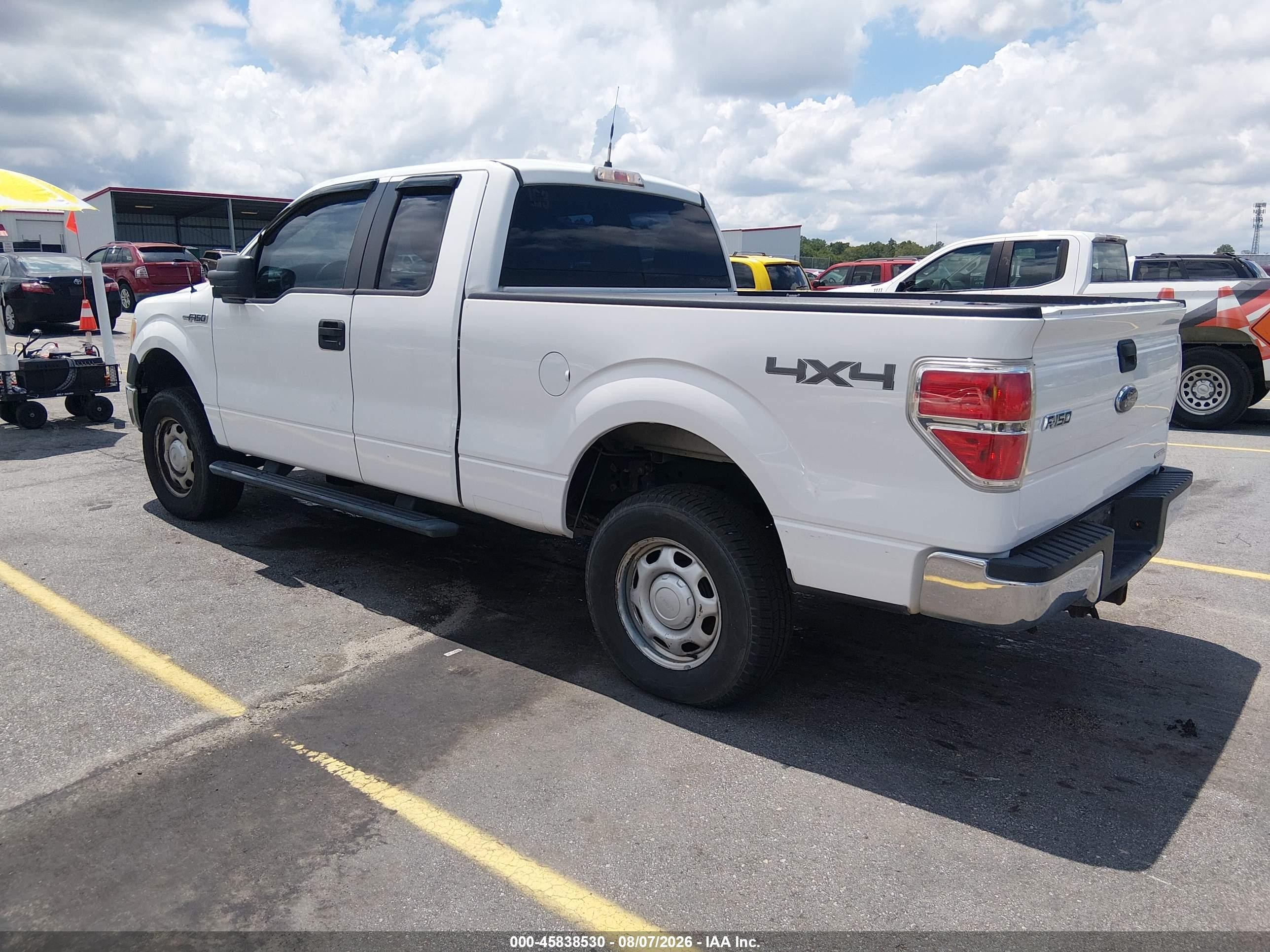 2013 Ford F-150 Xl White vin: 1FTFX1EF8DKE88553