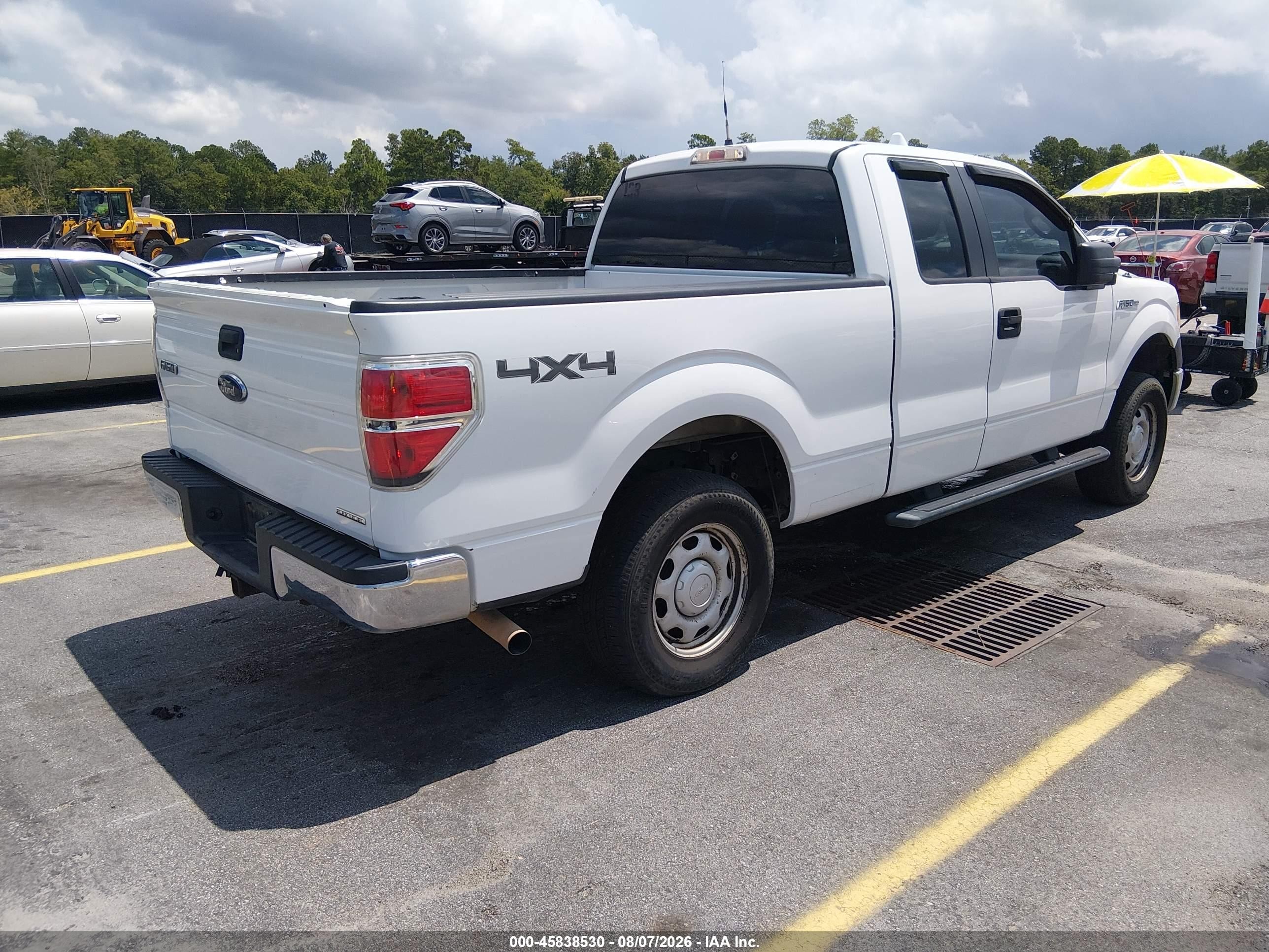 2013 Ford F-150 Xl White vin: 1FTFX1EF8DKE88553