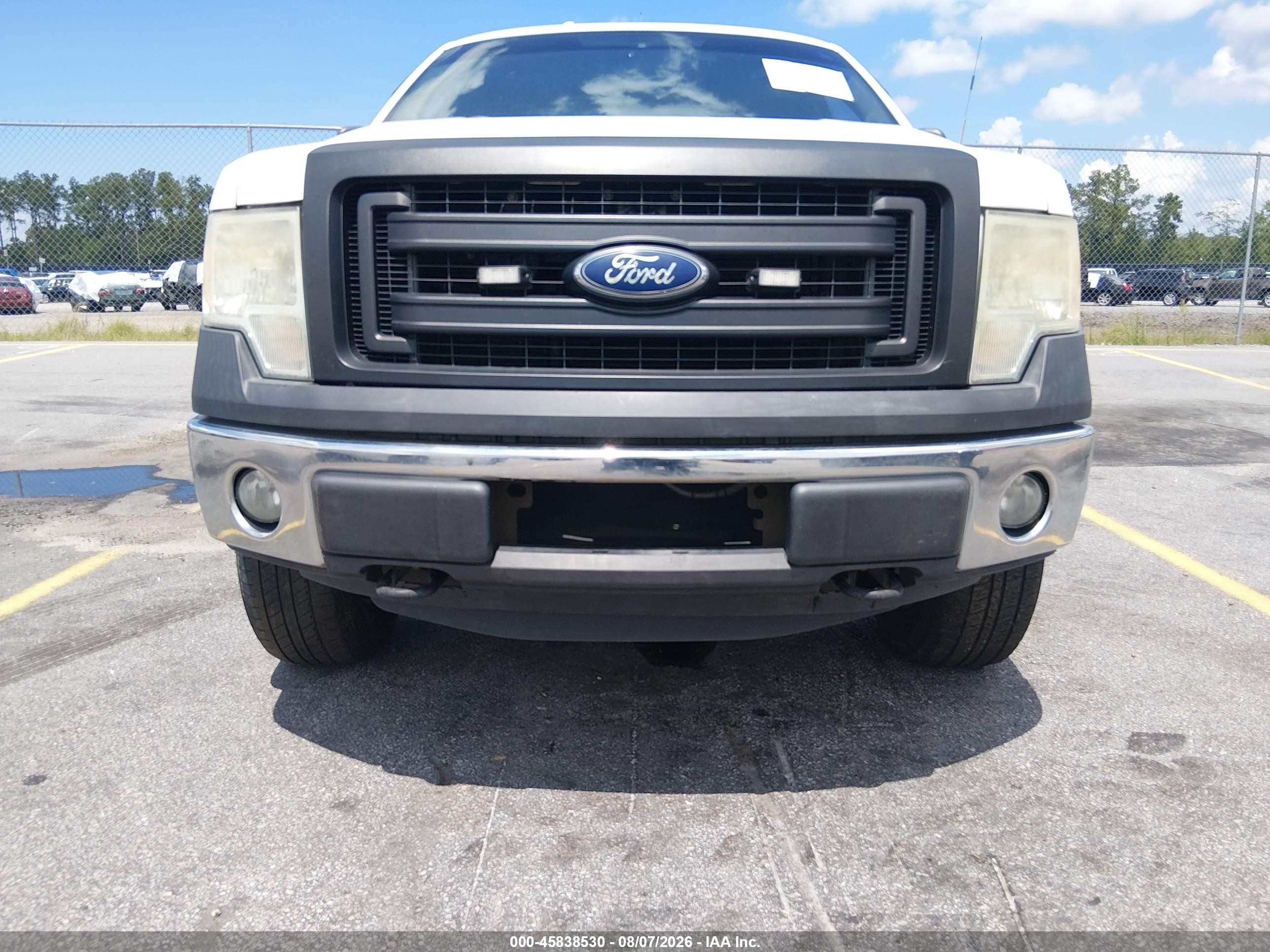 2013 Ford F-150 Xl White vin: 1FTFX1EF8DKE88553