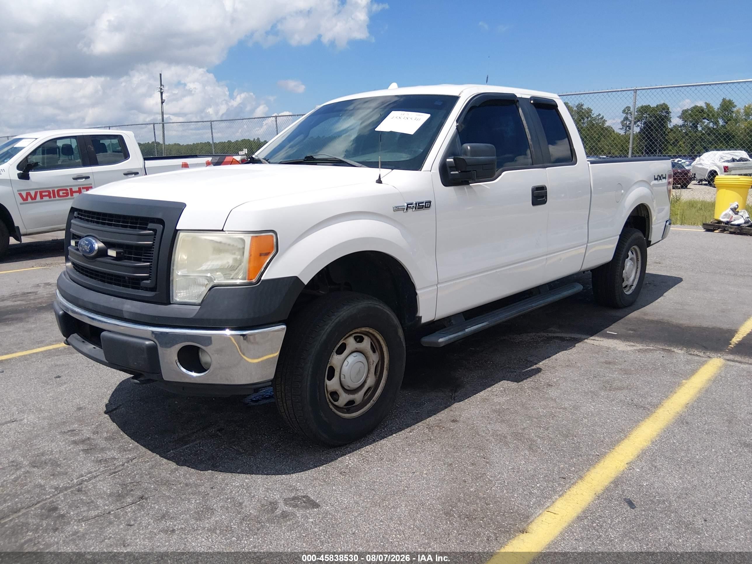 2013 Ford F-150 Xl White vin: 1FTFX1EF8DKE88553