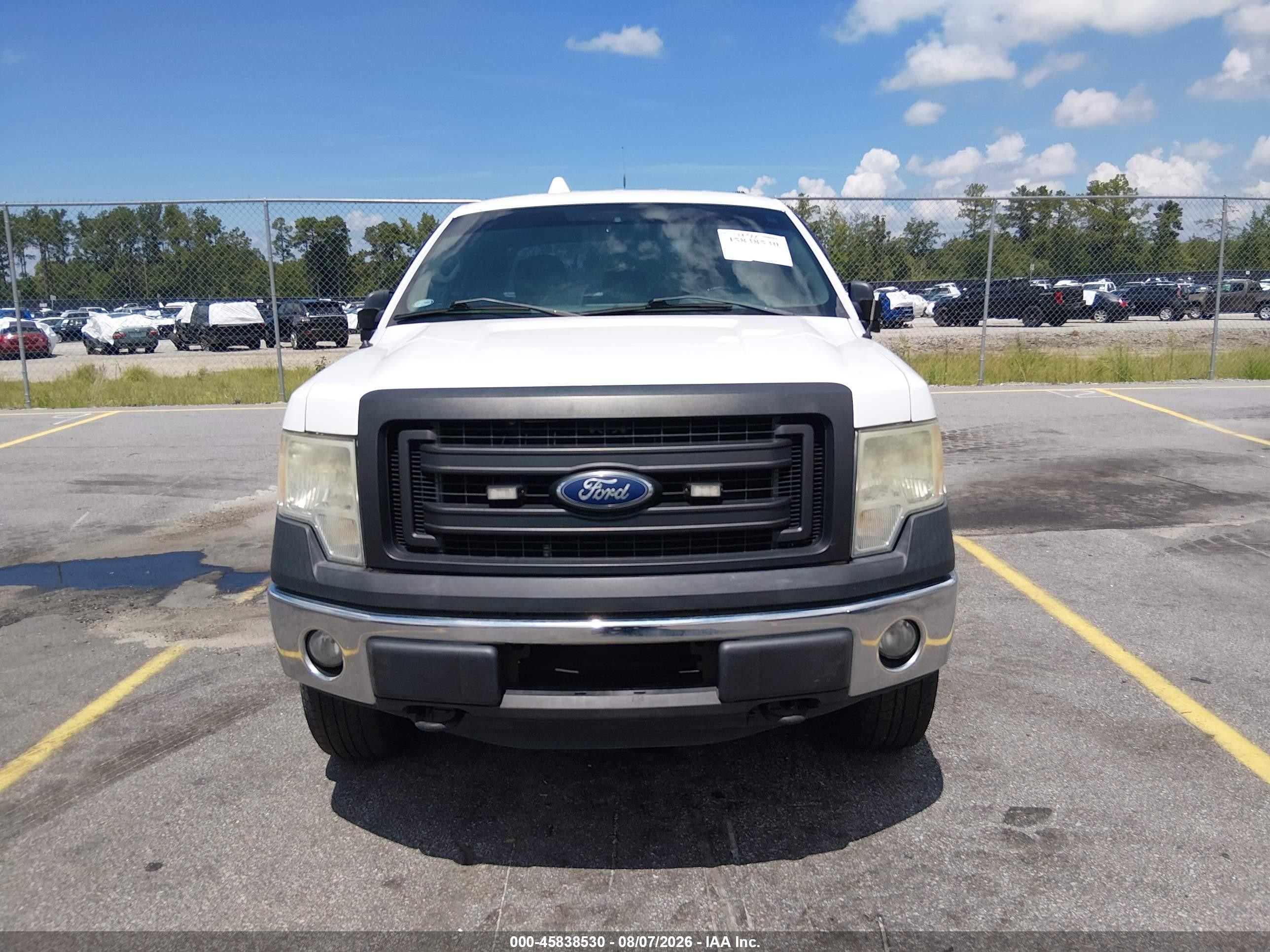 2013 Ford F-150 Xl White vin: 1FTFX1EF8DKE88553