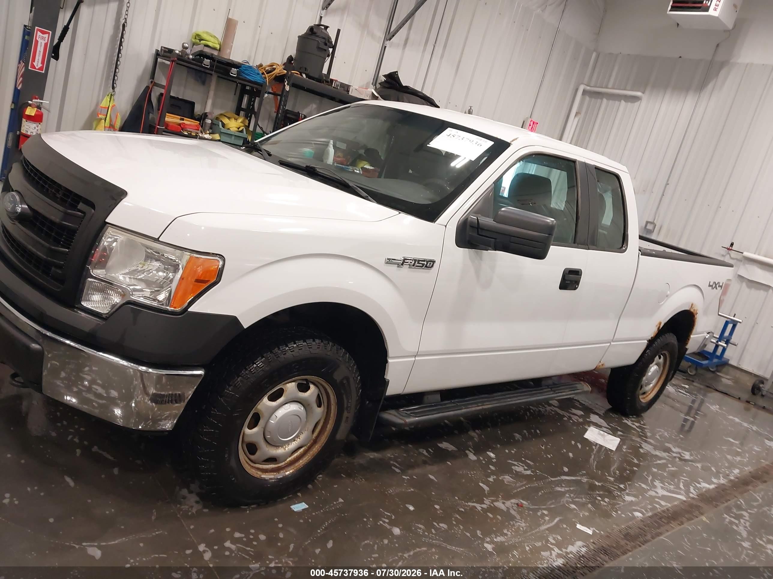 2013 Ford F-150 Xl White vin: 1FTFX1EF8DKE94630