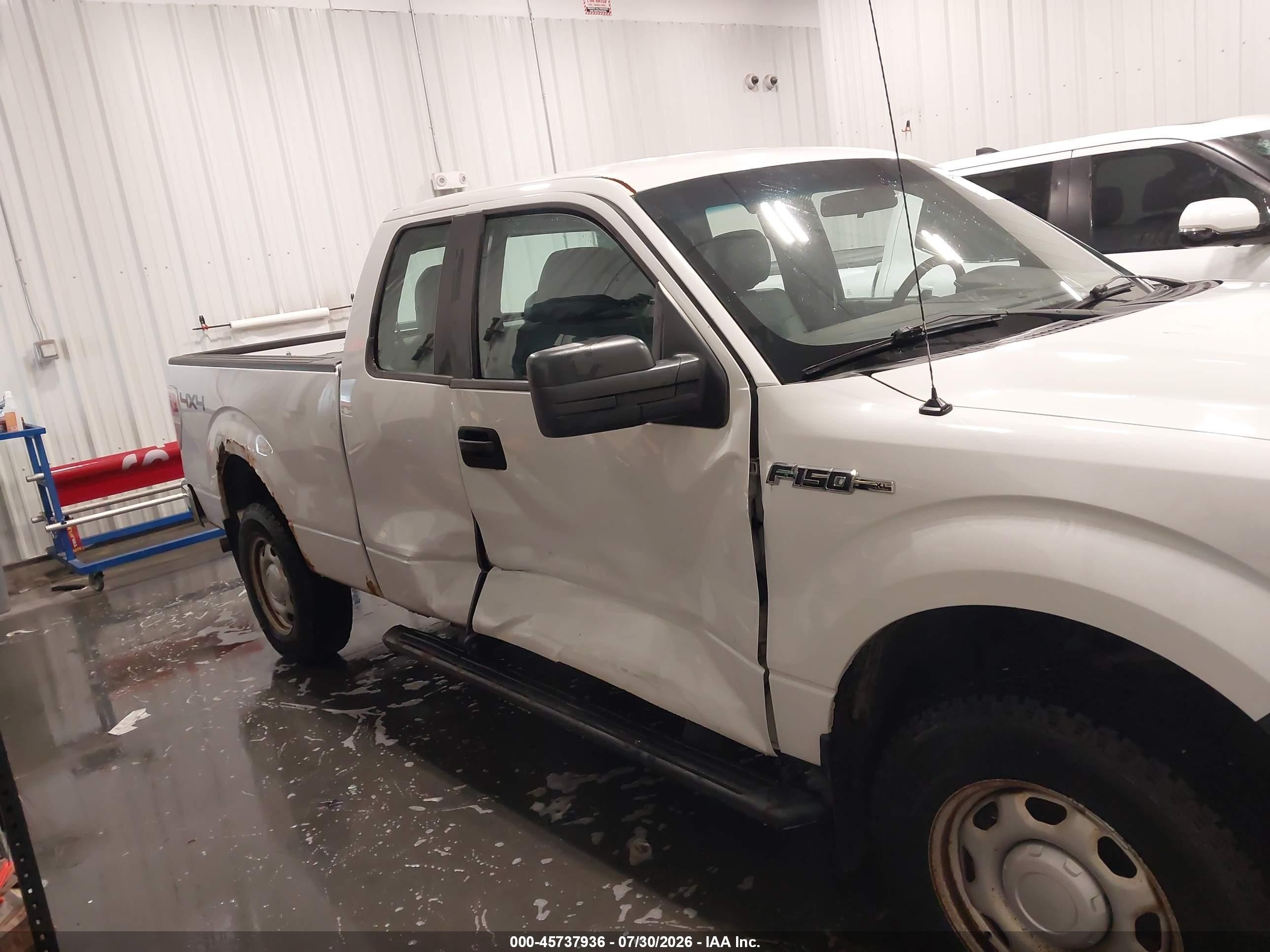 2013 Ford F-150 Xl White vin: 1FTFX1EF8DKE94630