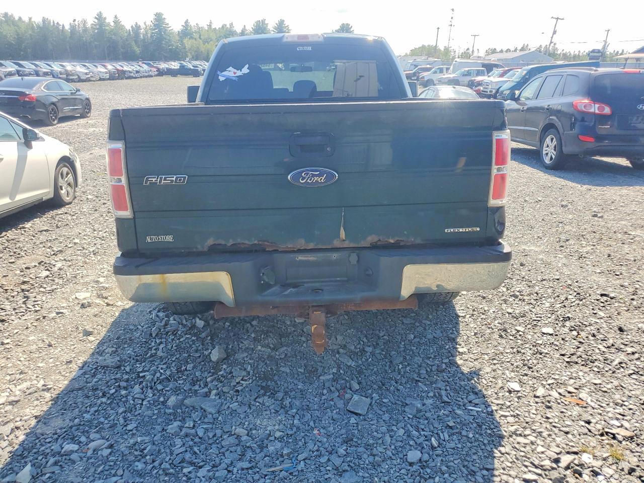 2014 Ford F150 Super Cab Green vin: 1FTFX1EF8EFB34980
