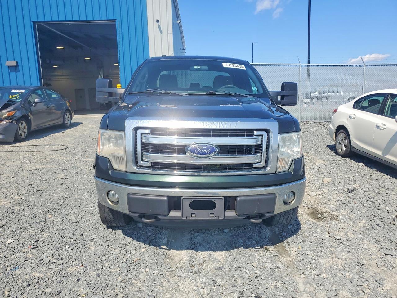 2014 Ford F150 Super Cab Green vin: 1FTFX1EF8EFB34980