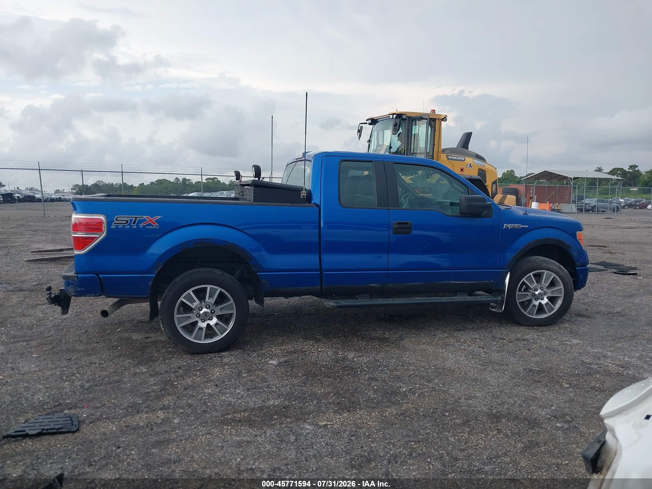2014 Ford F-150 Stx Blue vin: 1FTFX1EF8EKF50129