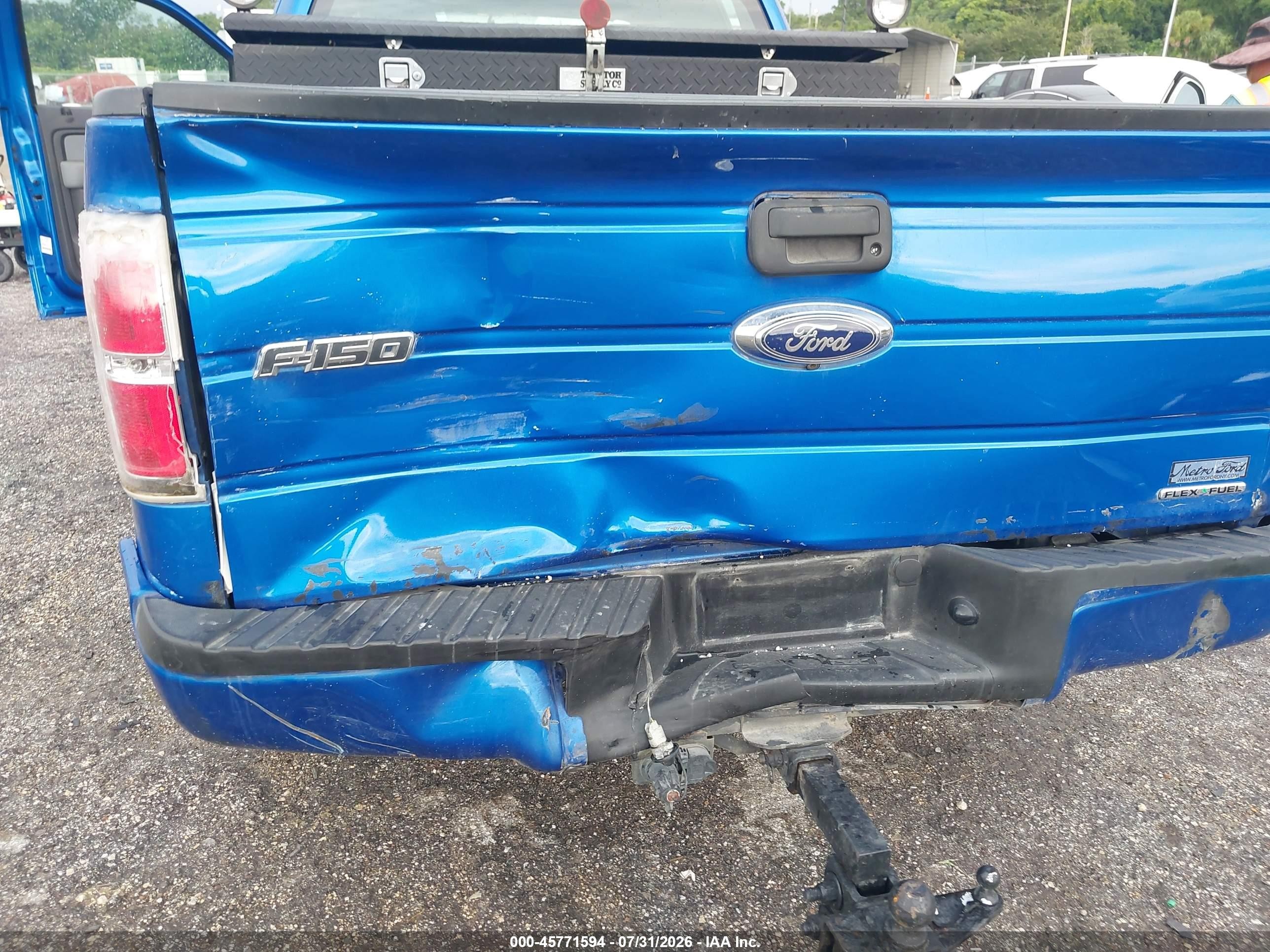 2014 Ford F-150 Stx Blue vin: 1FTFX1EF8EKF50129