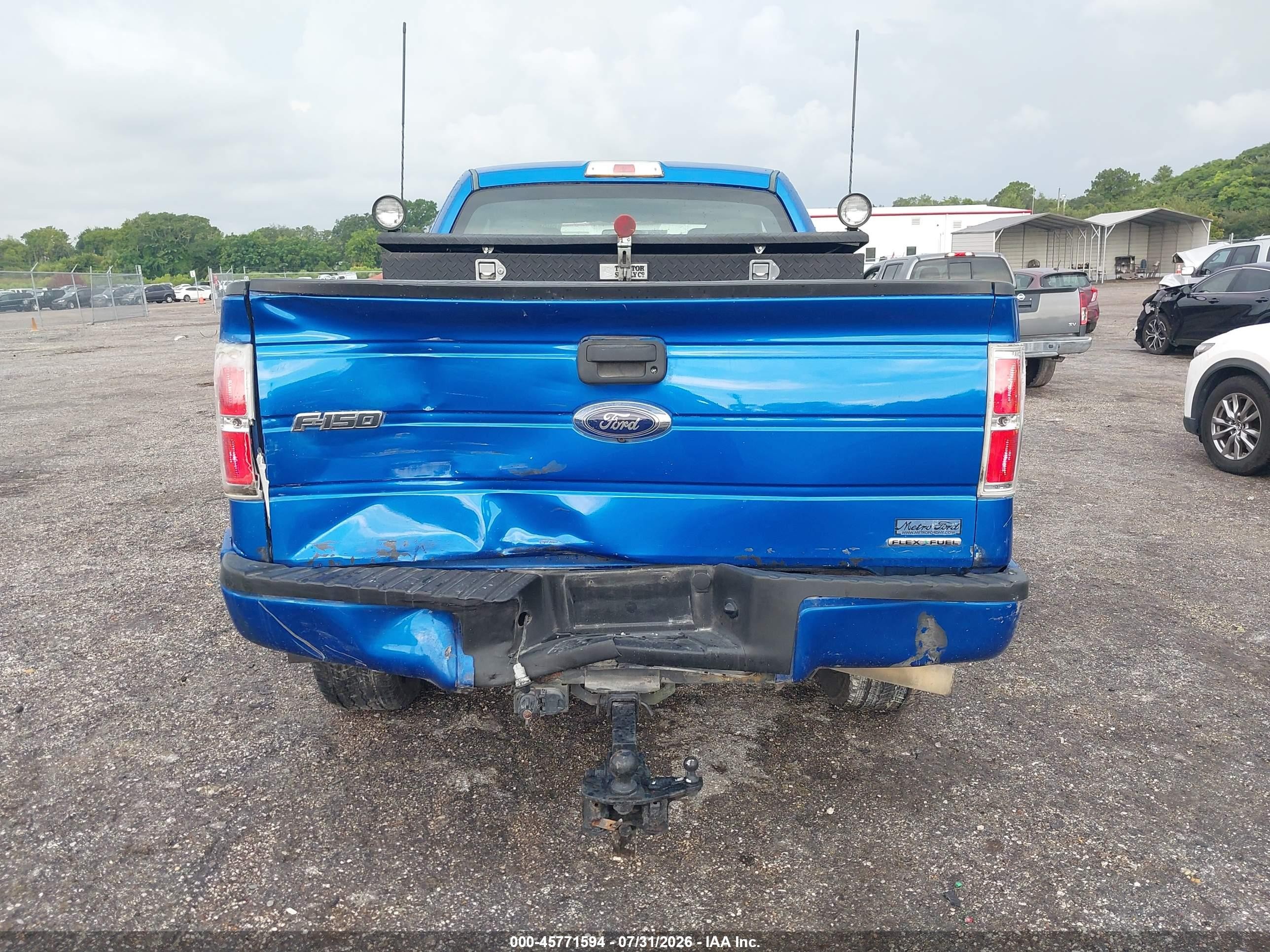 2014 Ford F-150 Stx Blue vin: 1FTFX1EF8EKF50129