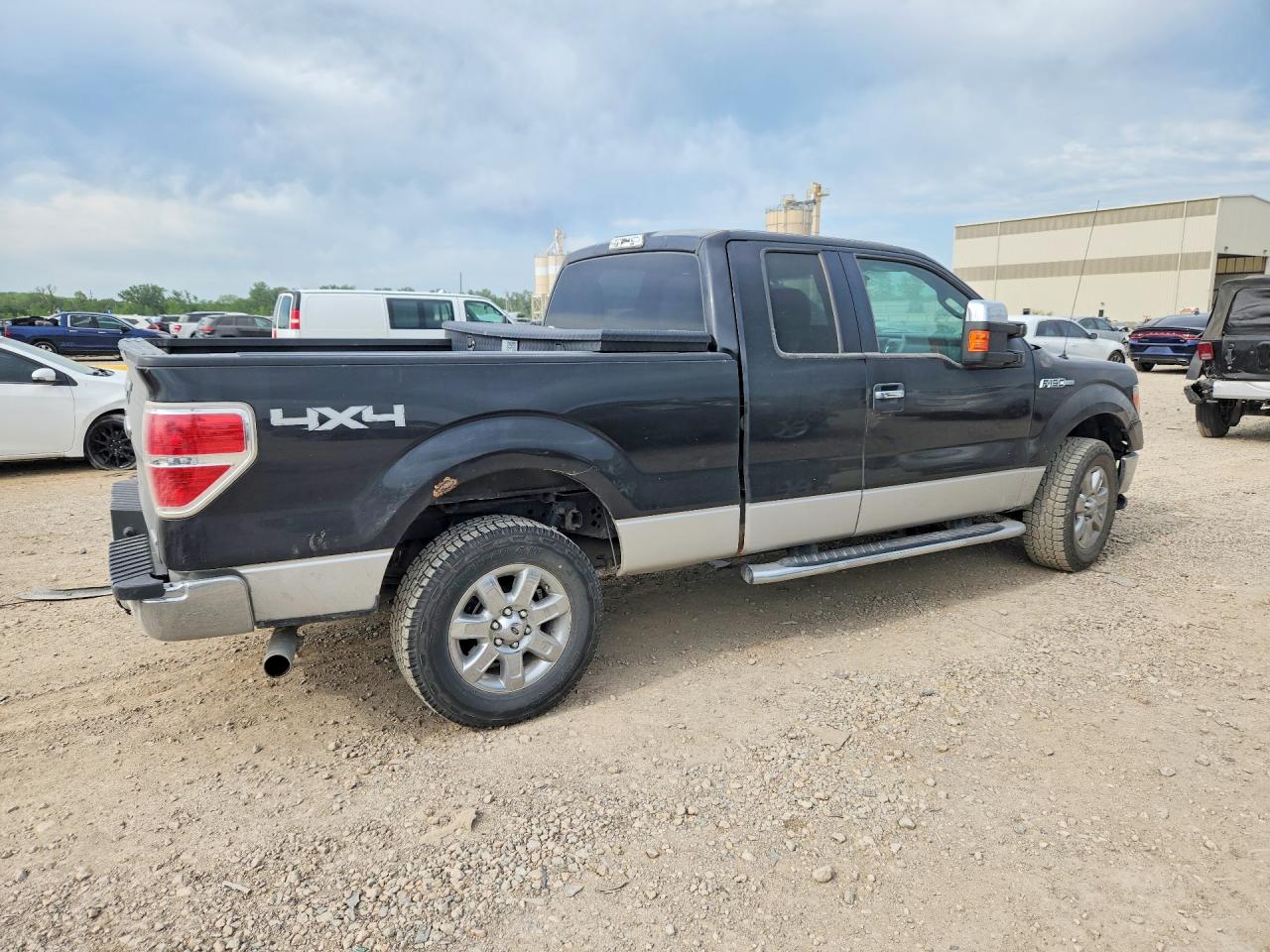 2014 Ford F150 Super Cab Black vin: 1FTFX1EF8EKF74236