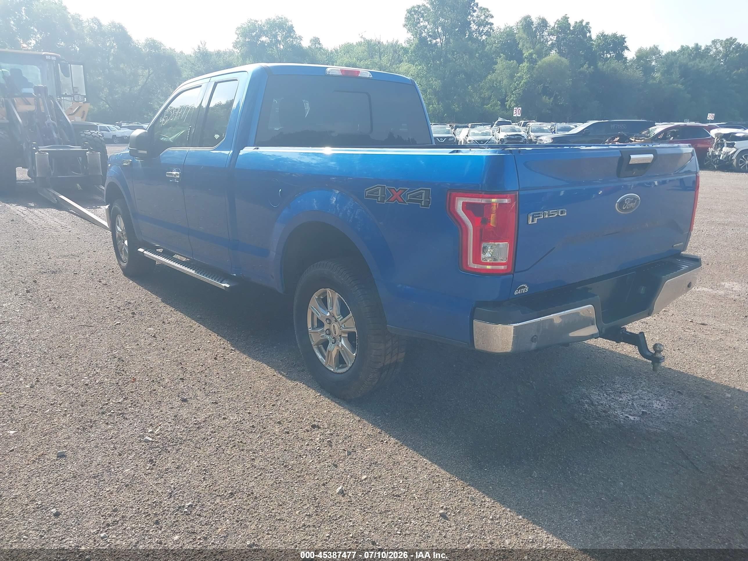 2015 Ford F-150 Xlt Blue vin: 1FTFX1EF8FFB96641
