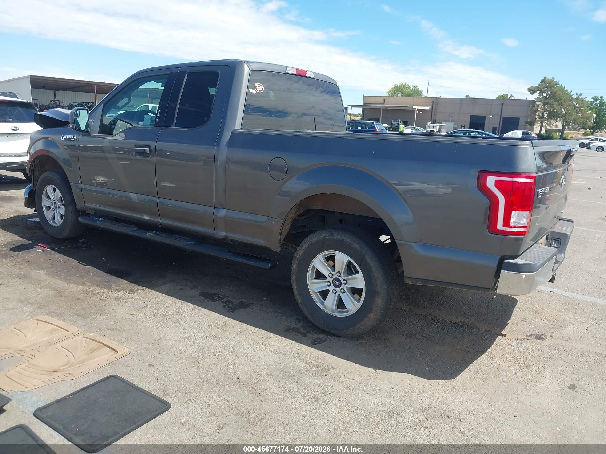 2015 Ford F-150 Xlt Gray vin: 1FTFX1EF8FKE51019
