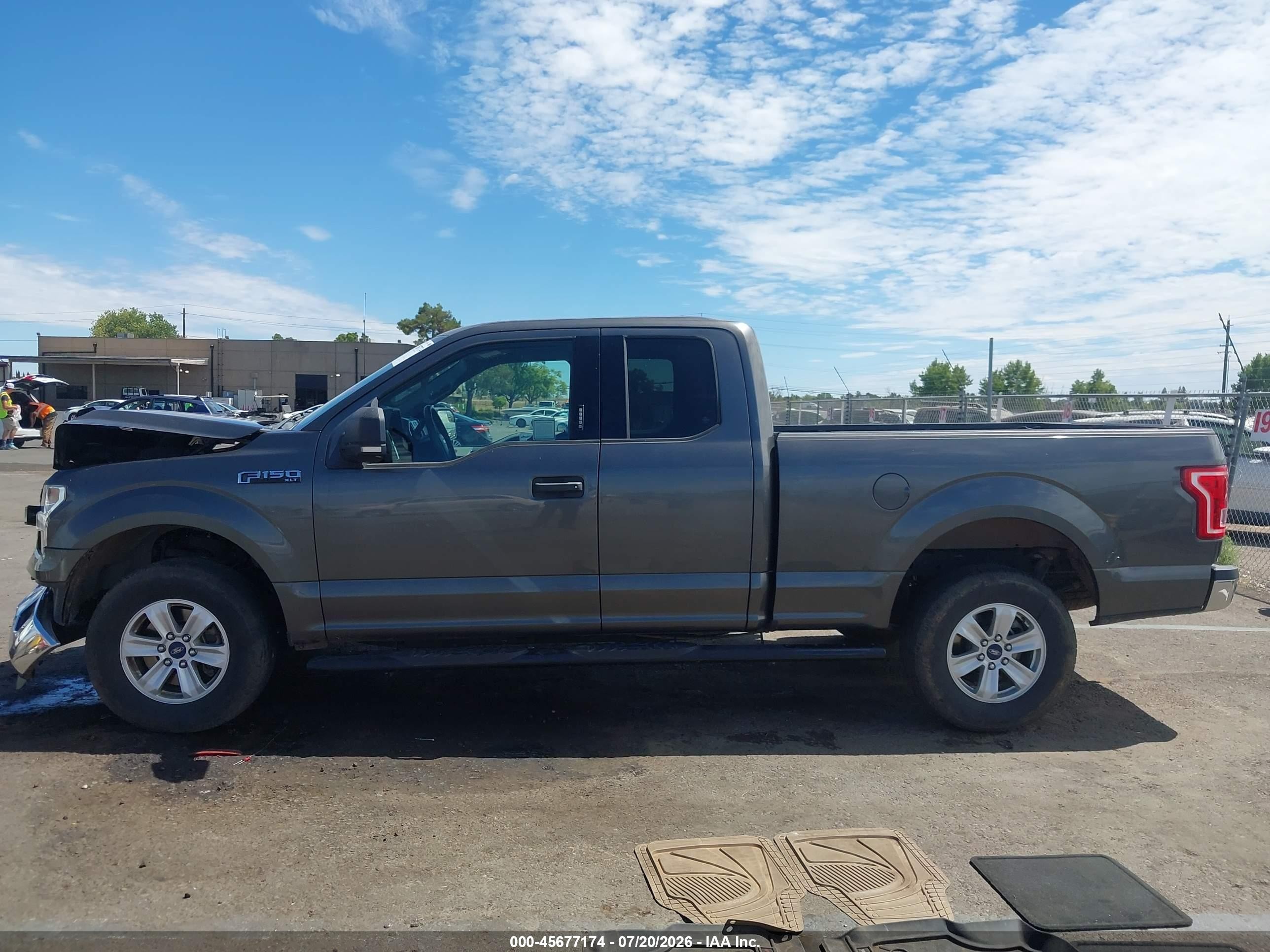2015 Ford F-150 Xlt Gray vin: 1FTFX1EF8FKE51019