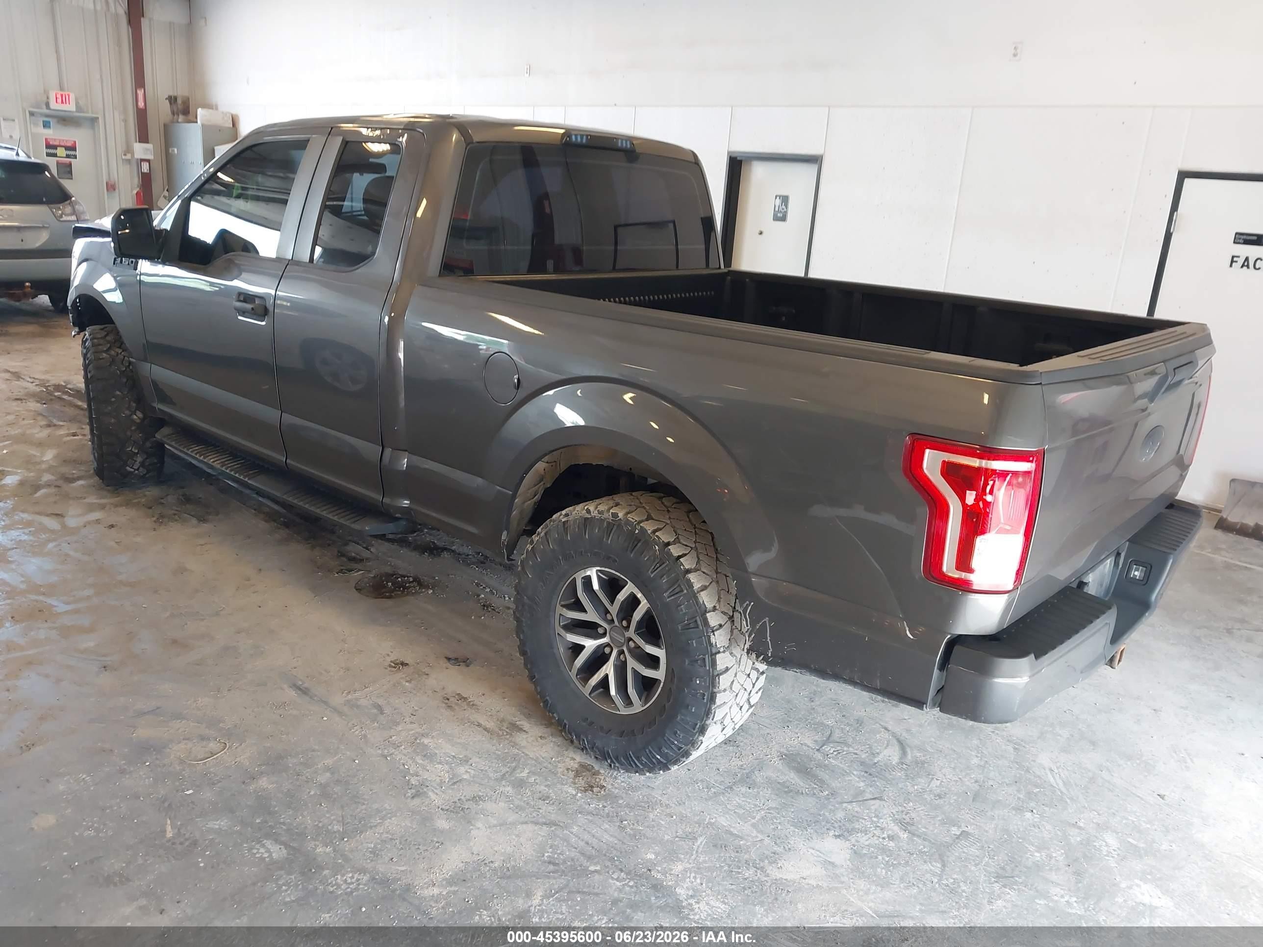 2015 Ford F-150 Lariat/xl/xlt Gray vin: 1FTFX1EF8FKF14359