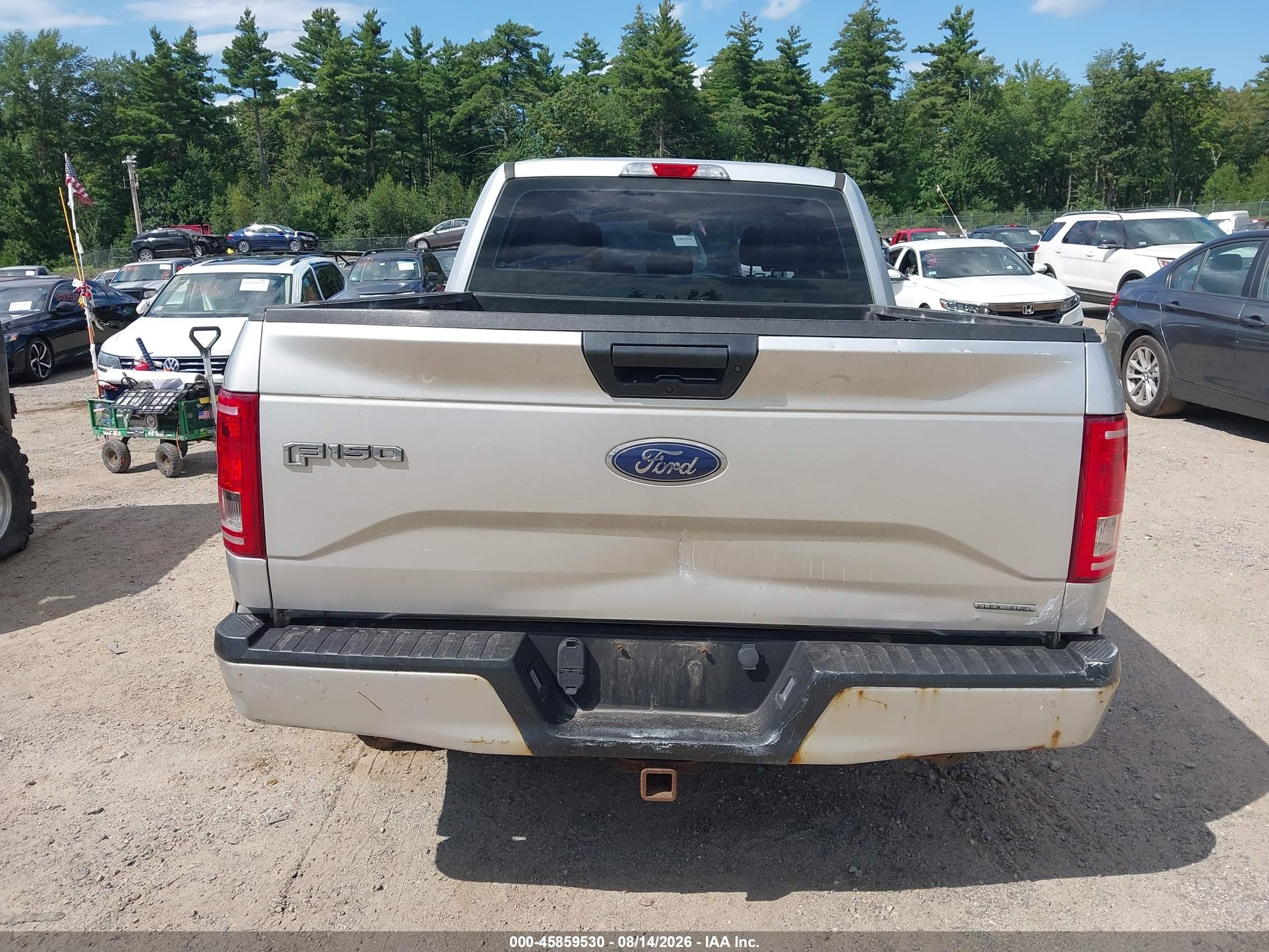 2016 Ford F-150 Xl Silver vin: 1FTFX1EF8GFA75044