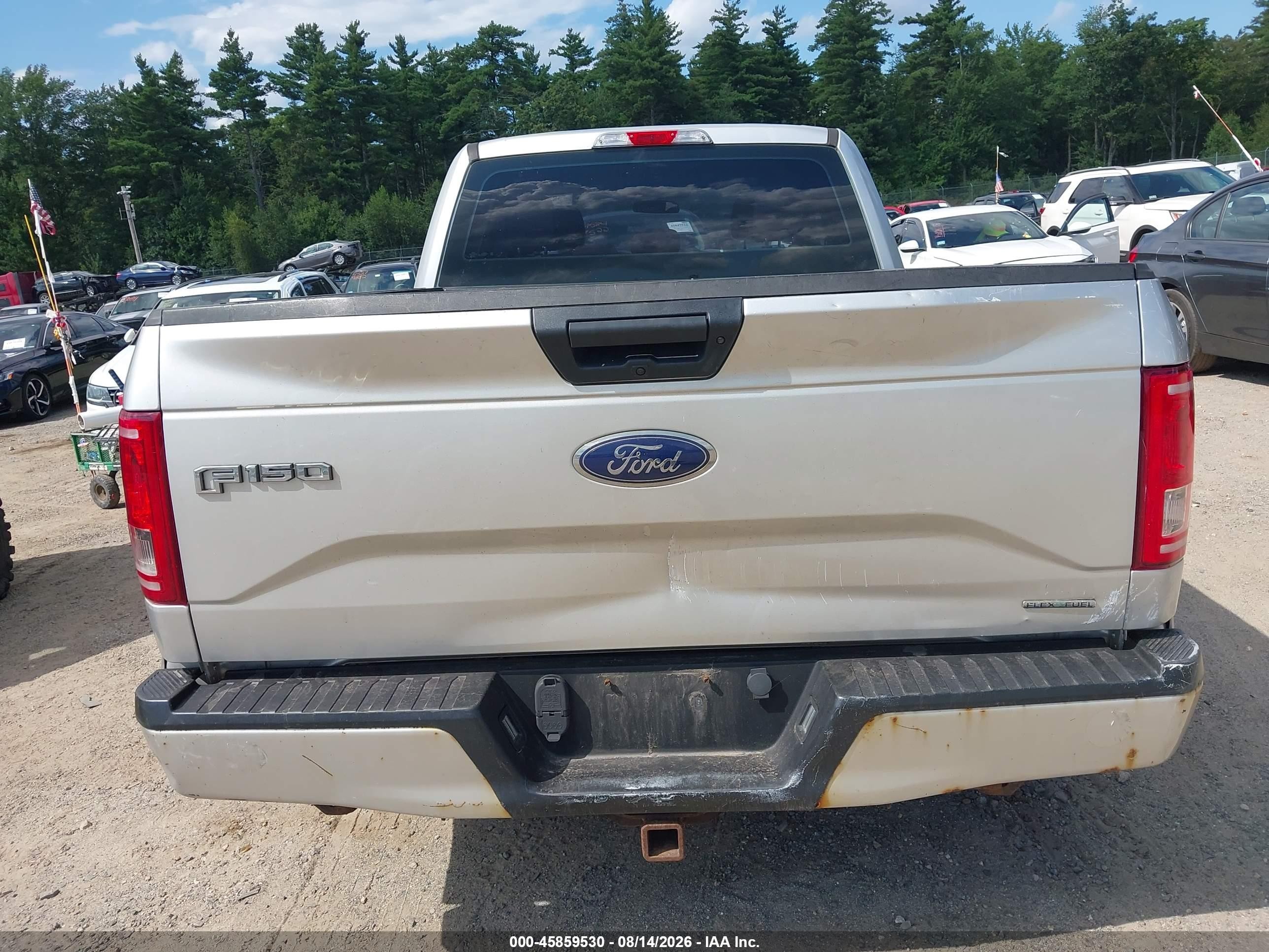 2016 Ford F-150 Xl Silver vin: 1FTFX1EF8GFA75044