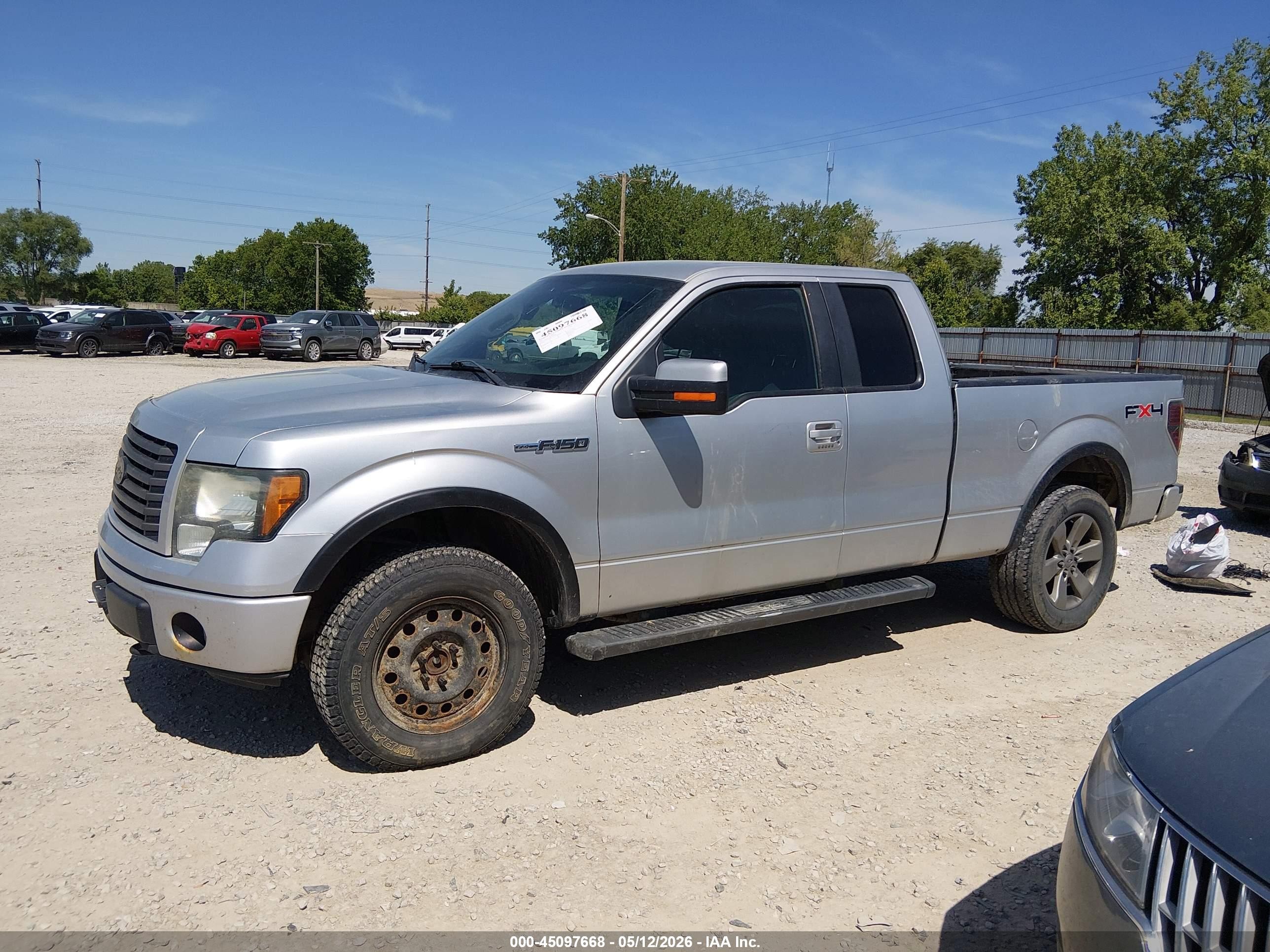 2011 Ford F-150 Fx4 Gray vin: 1FTFX1EF9BFB40962