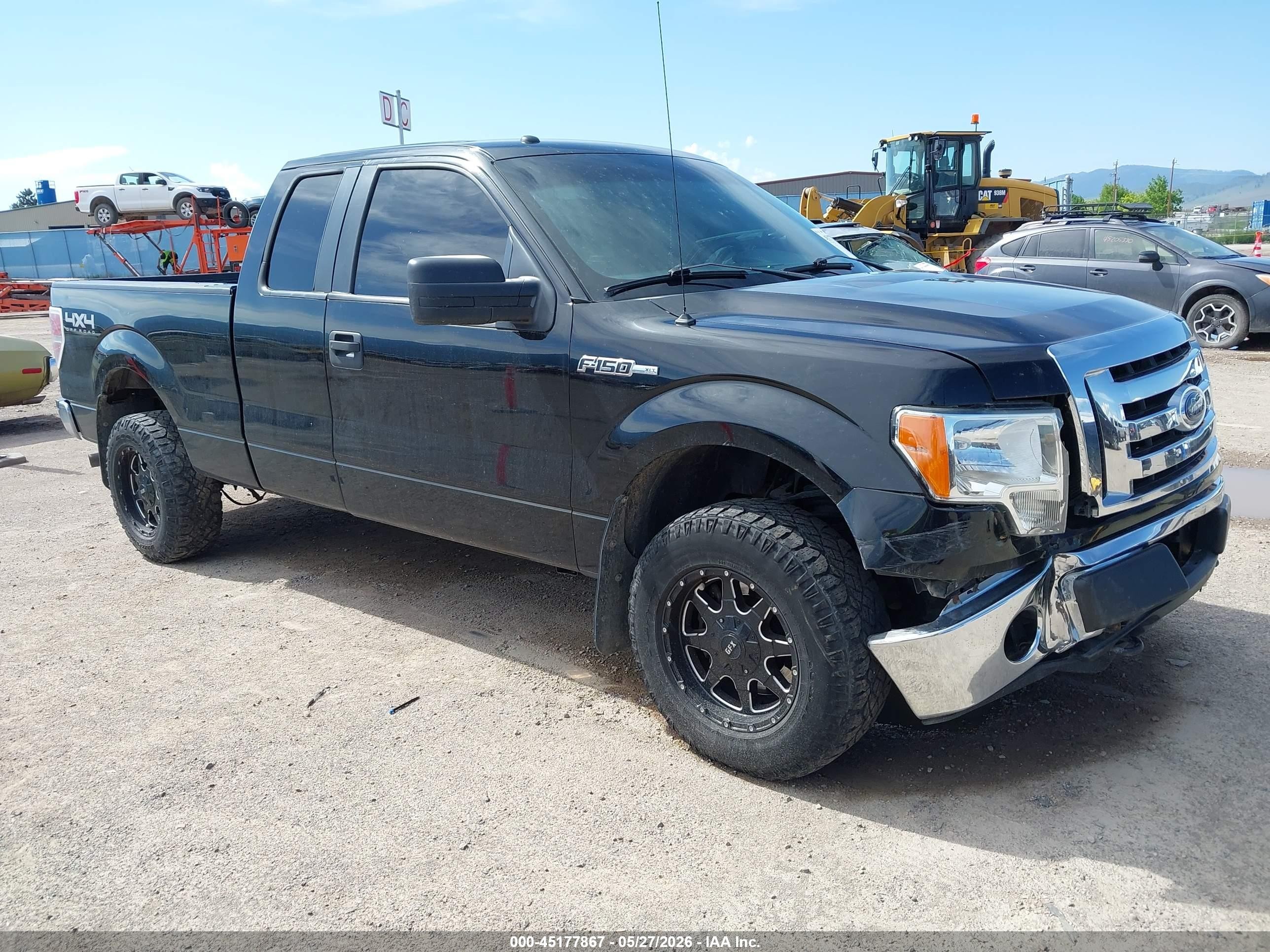 2011 Ford F-150 Xlt Black vin: 1FTFX1EF9BFB93872