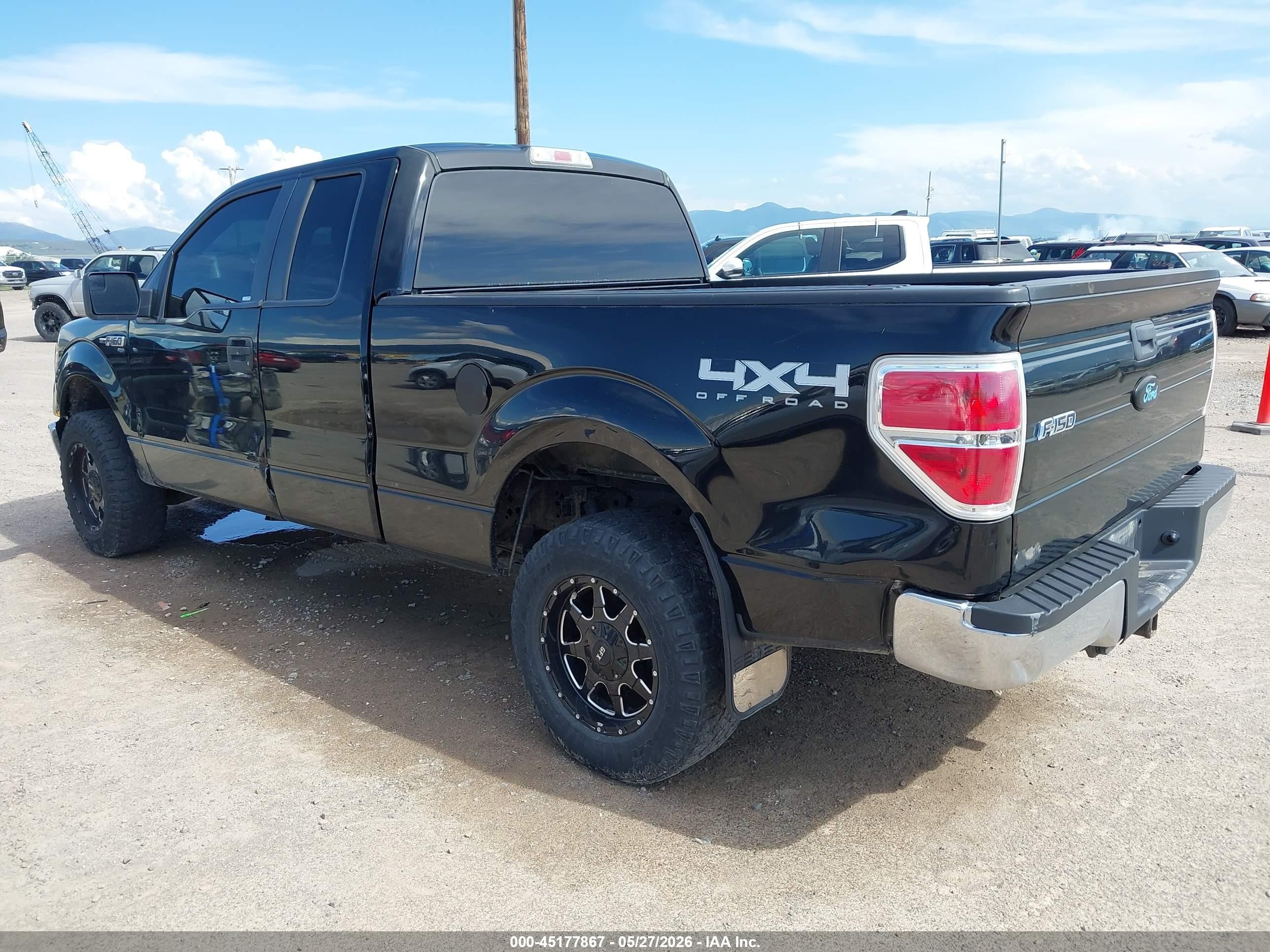 2011 Ford F-150 Xlt Black vin: 1FTFX1EF9BFB93872