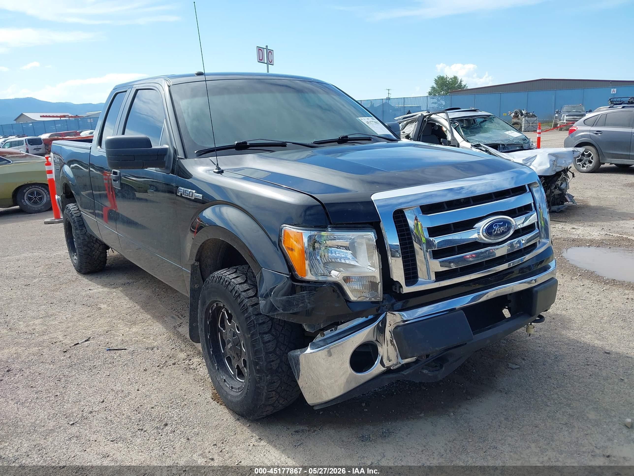 2011 Ford F-150 Xlt Black vin: 1FTFX1EF9BFB93872