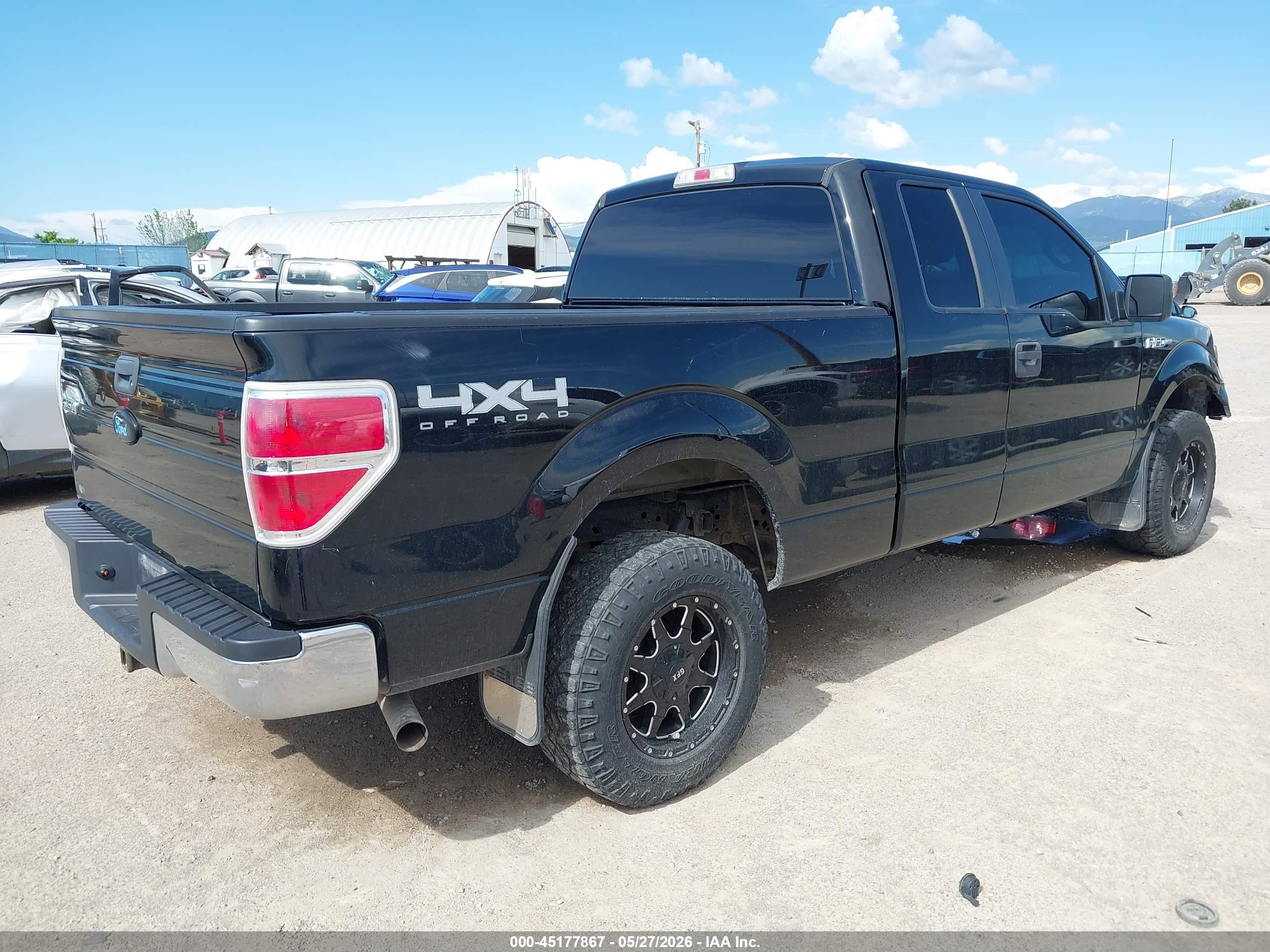 2011 Ford F-150 Xlt Black vin: 1FTFX1EF9BFB93872