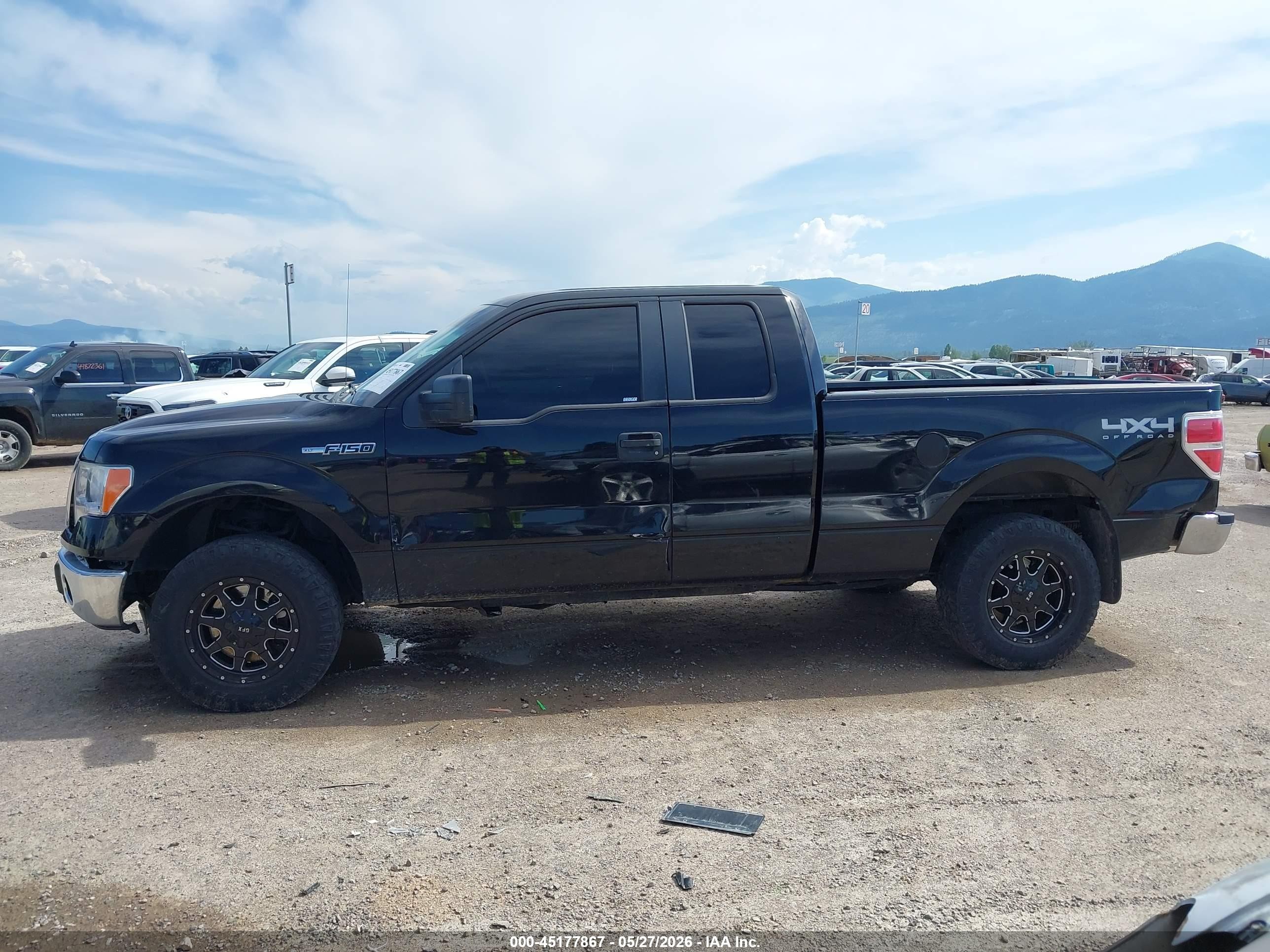 2011 Ford F-150 Xlt Black vin: 1FTFX1EF9BFB93872