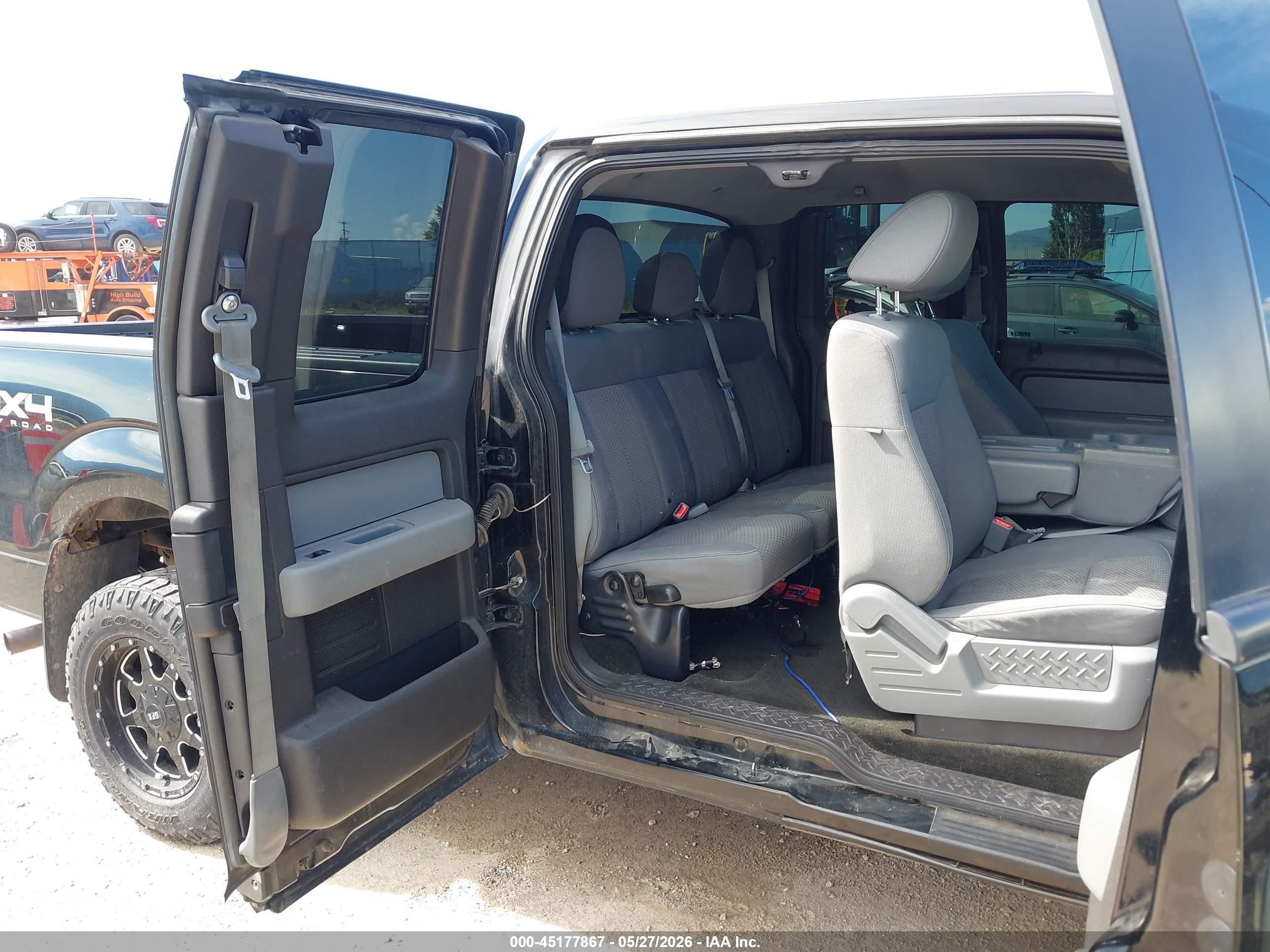 2011 Ford F-150 Xlt Black vin: 1FTFX1EF9BFB93872