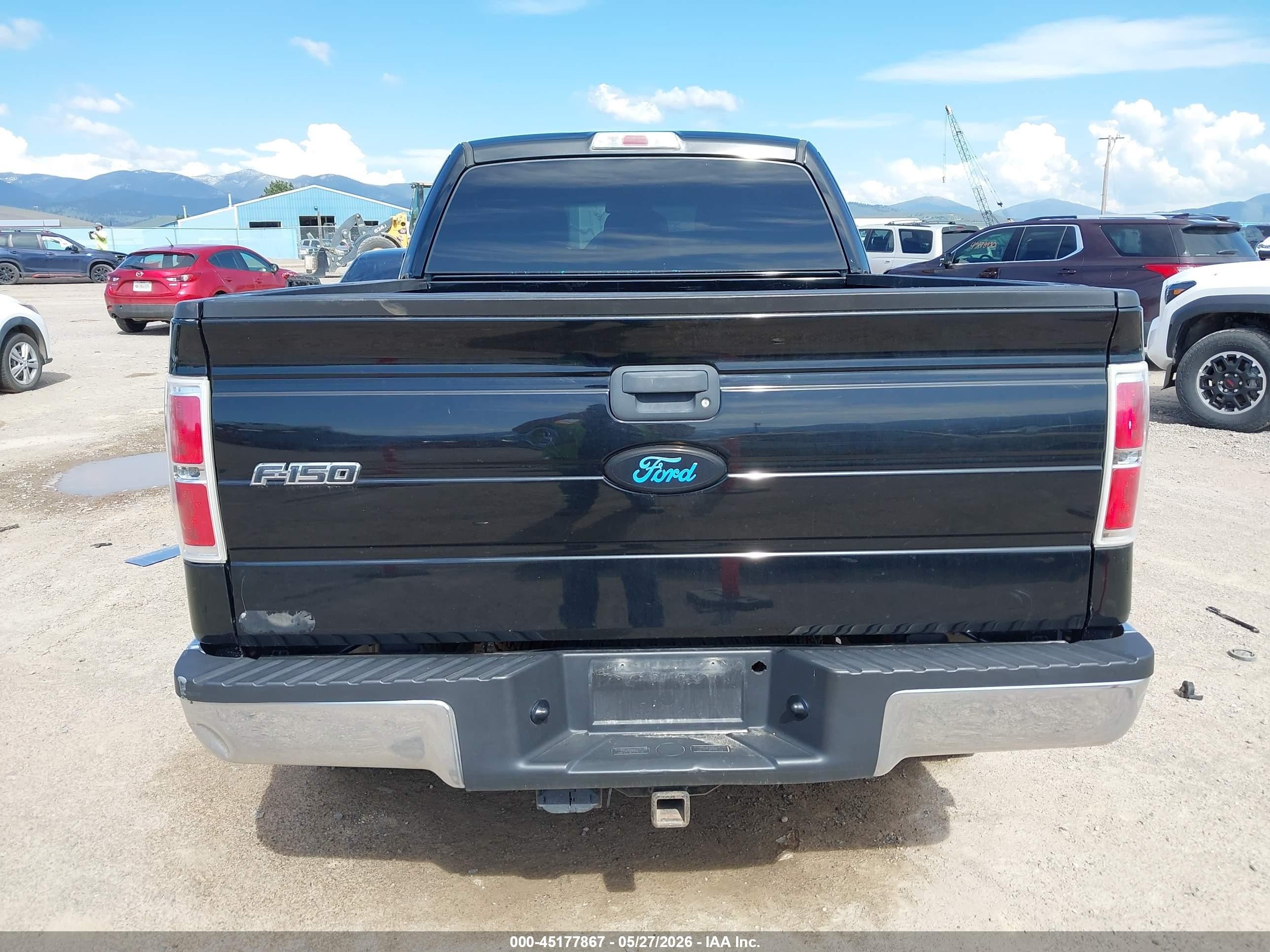2011 Ford F-150 Xlt Black vin: 1FTFX1EF9BFB93872