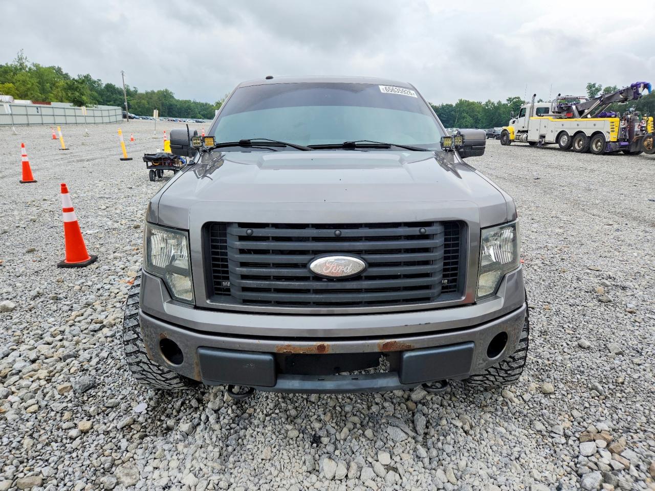 2011 Ford F150 Super Cab Gray vin: 1FTFX1EF9BFC11609