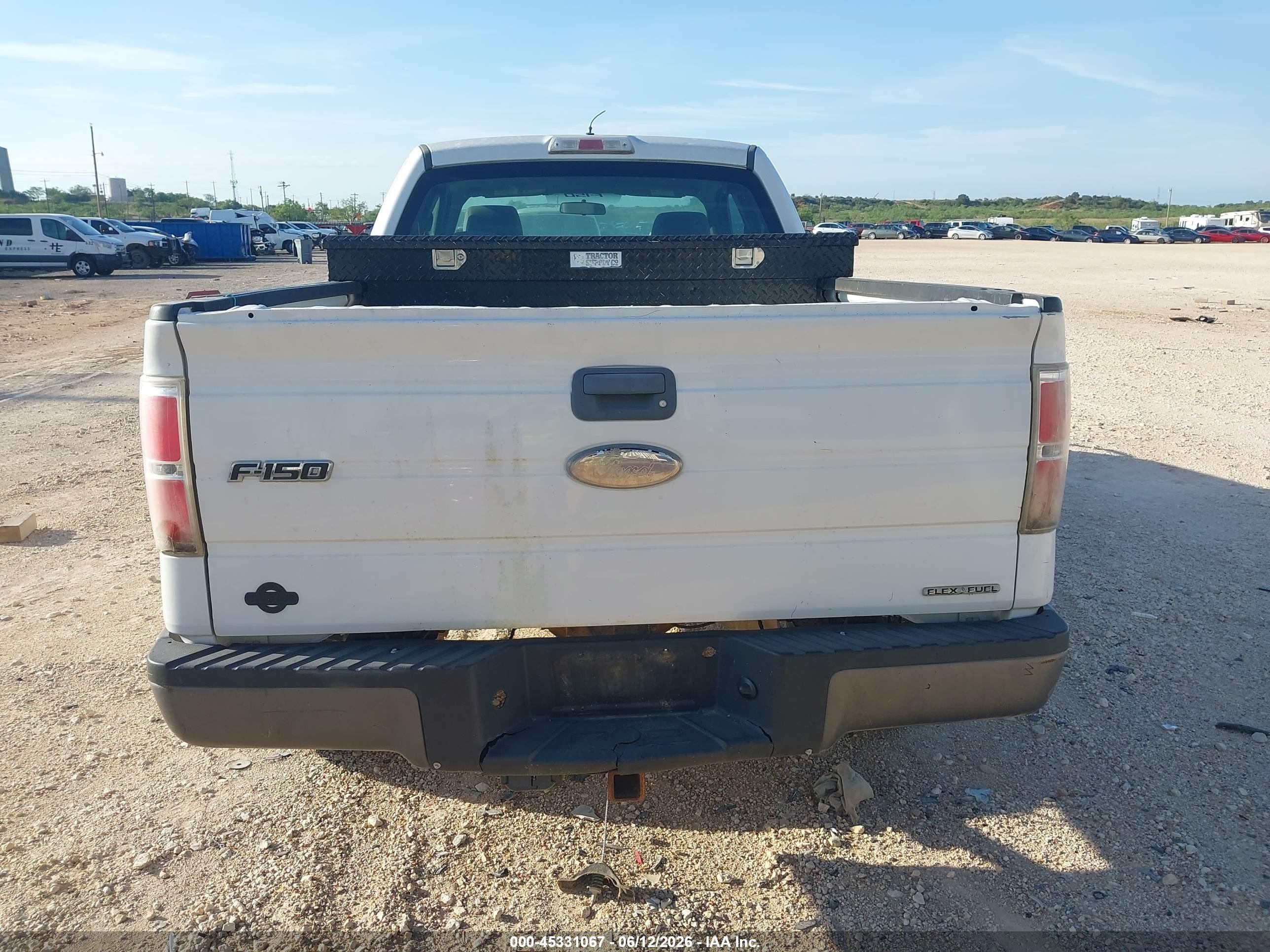 2011 Ford F-150 Xl White vin: 1FTFX1EF9BFD15582