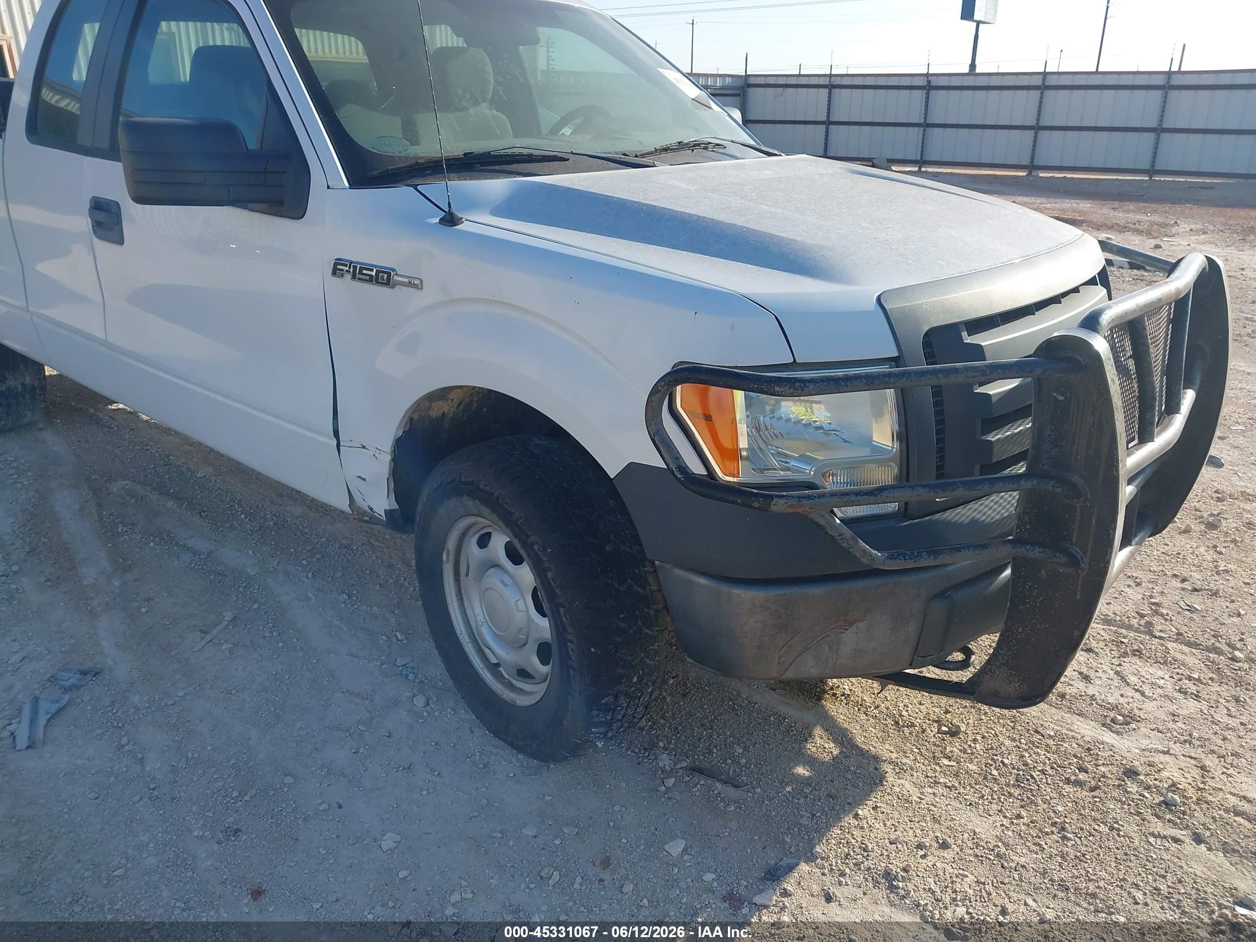 2011 Ford F-150 Xl White vin: 1FTFX1EF9BFD15582