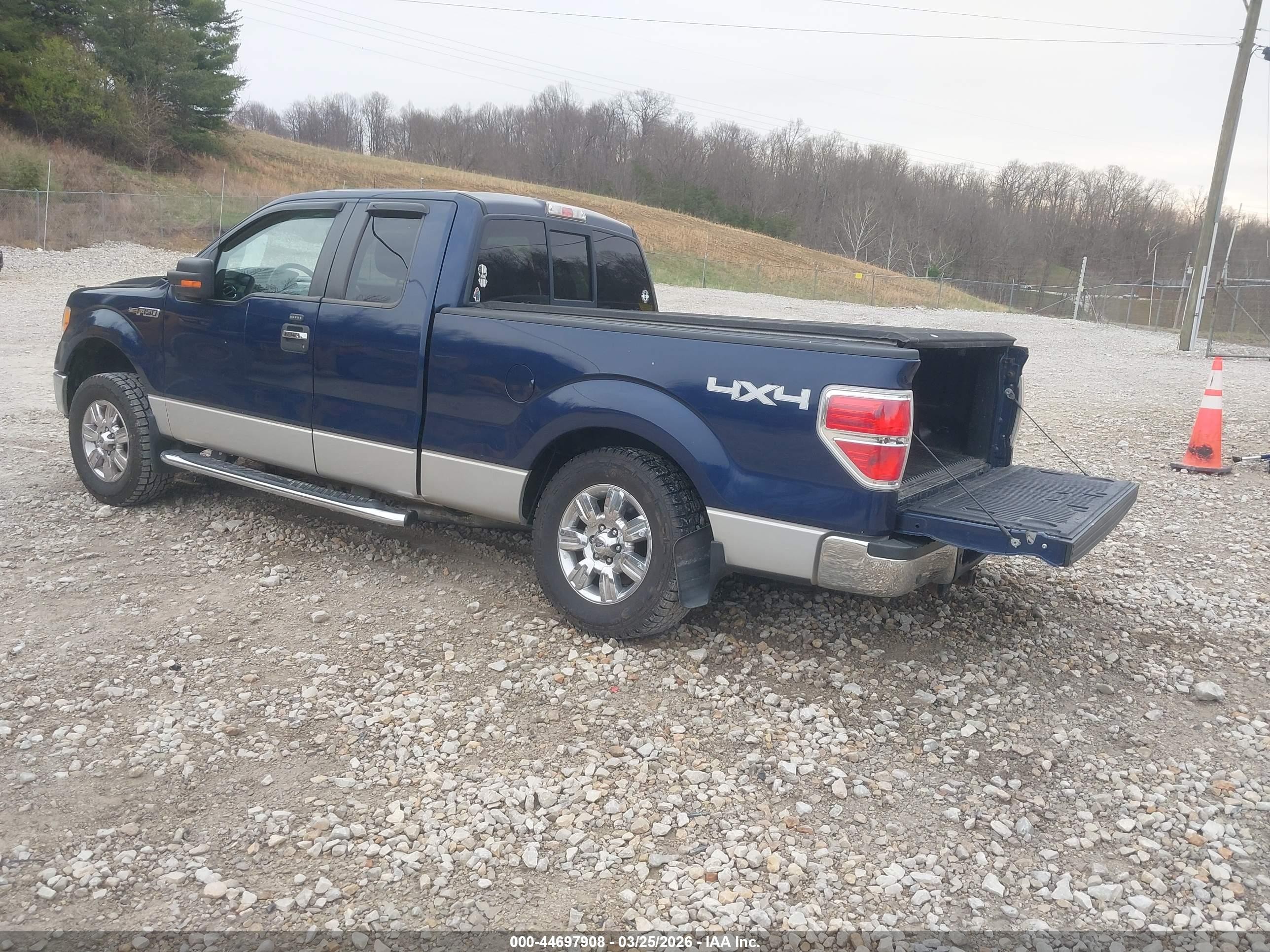 2011 Ford F-150 Xlt Blue vin: 1FTFX1EF9BKD24709