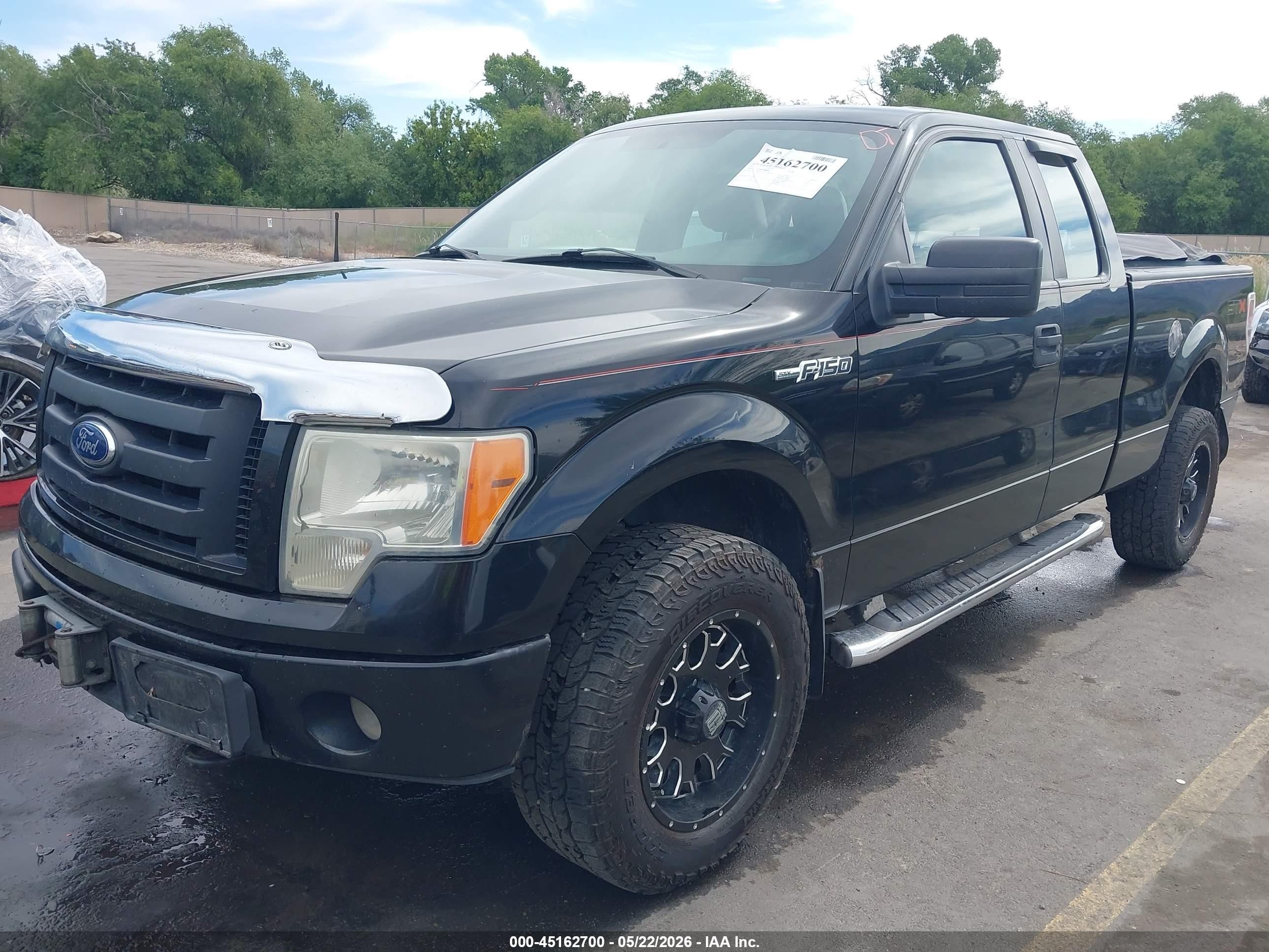 2011 Ford F-150 Stx Black vin: 1FTFX1EF9BKD69892
