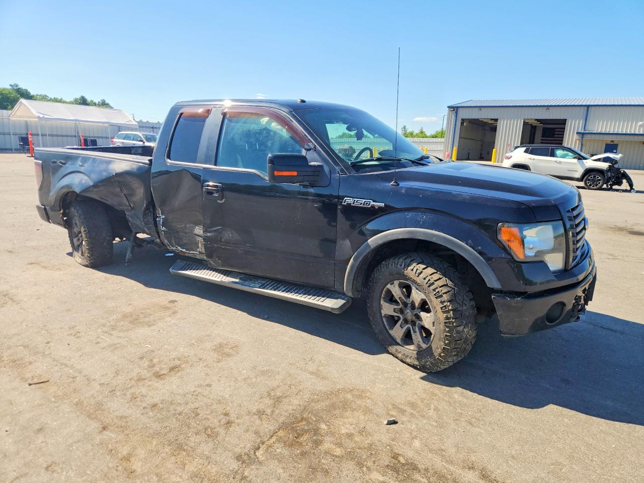 2011 Ford F150 Super Cab Black vin: 1FTFX1EF9BKE12692