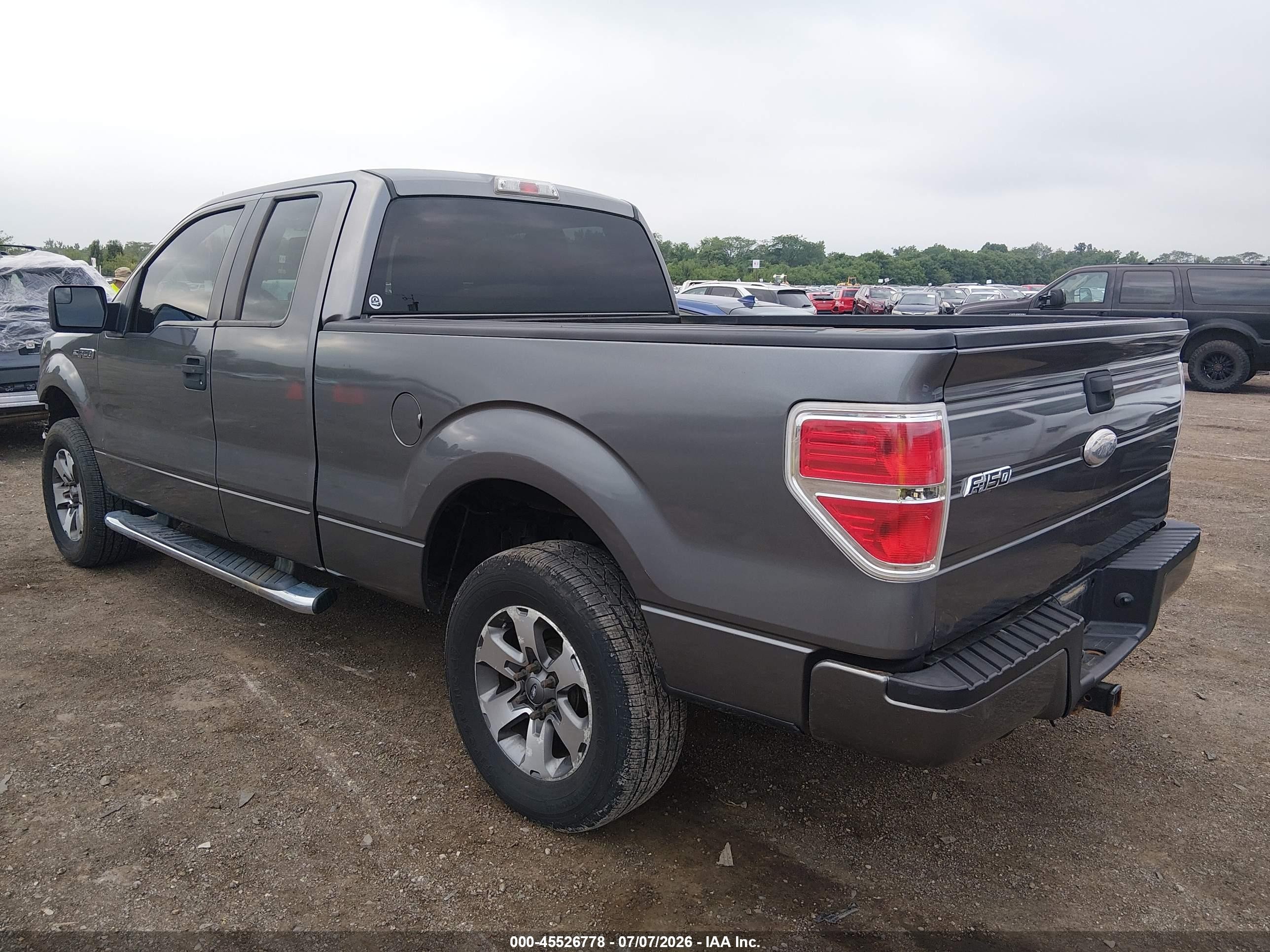 2012 Ford F-150 Fx4/lariat/stx/xl/xlt Серый vin: 1FTFX1EF9CFA82739