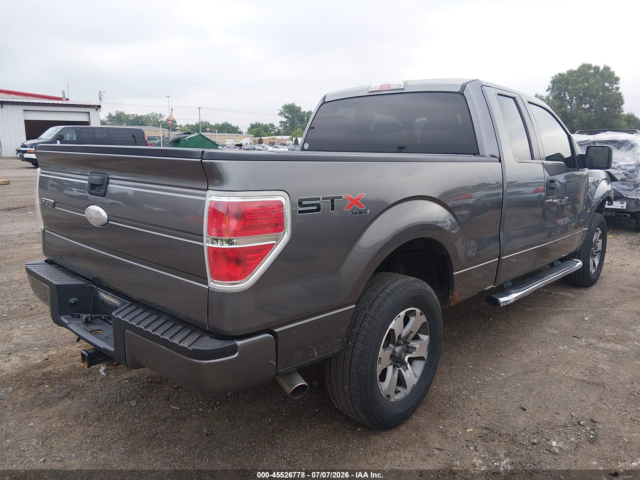 2012 Ford F-150 Fx4/lariat/stx/xl/xlt Серый vin: 1FTFX1EF9CFA82739