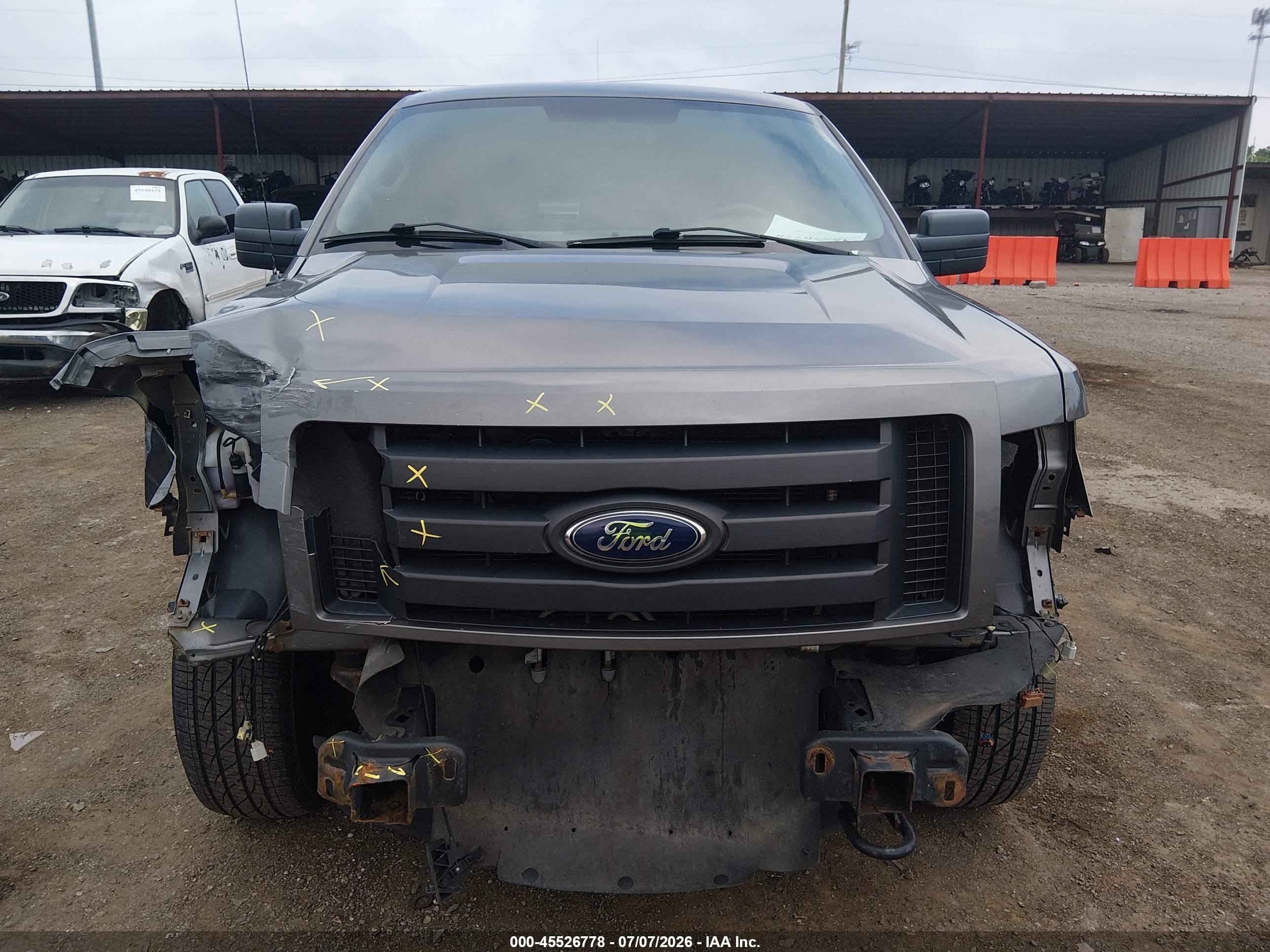 2012 Ford F-150 Fx4/lariat/stx/xl/xlt Серый vin: 1FTFX1EF9CFA82739