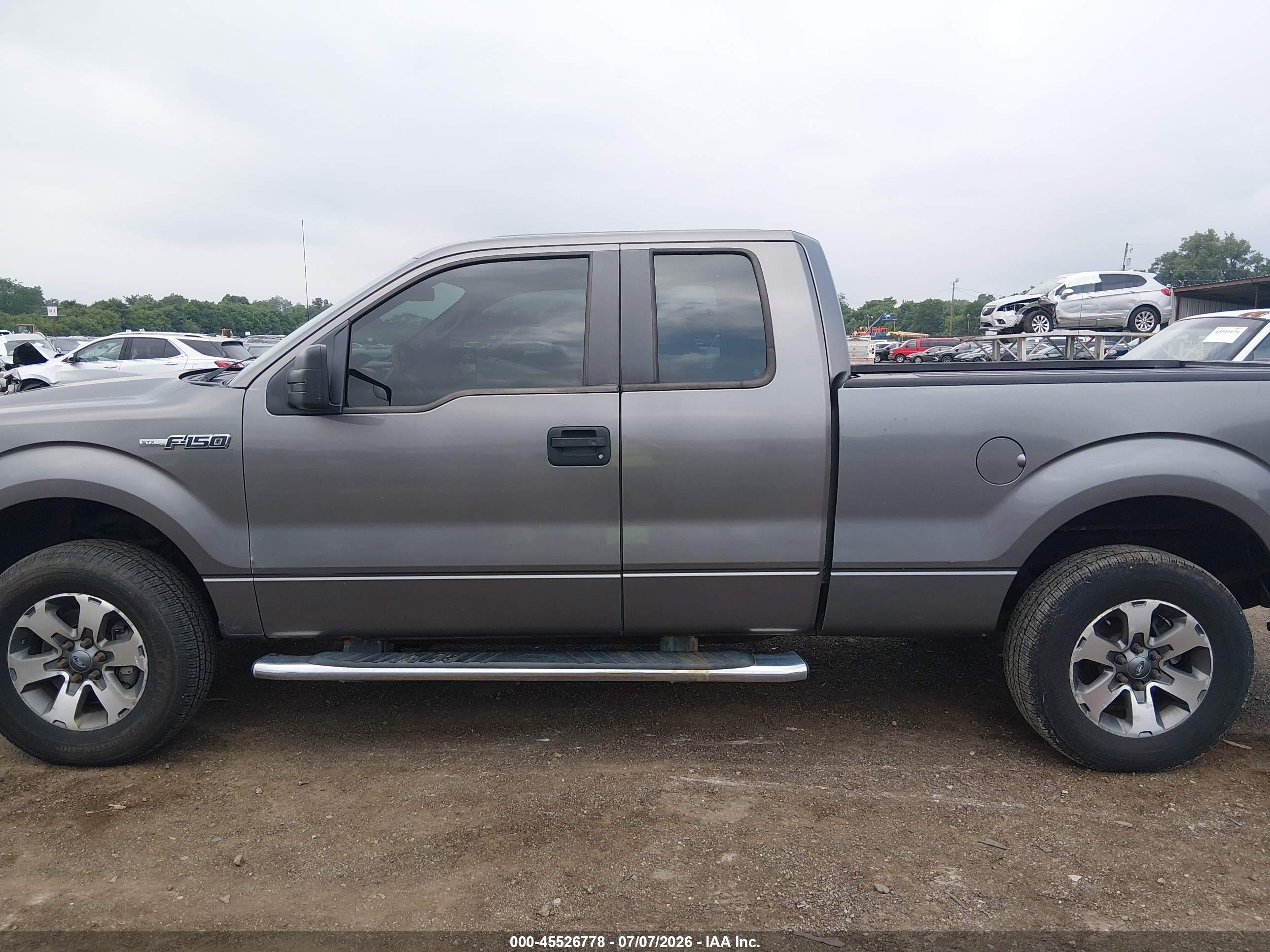 2012 Ford F-150 Fx4/lariat/stx/xl/xlt Серый vin: 1FTFX1EF9CFA82739