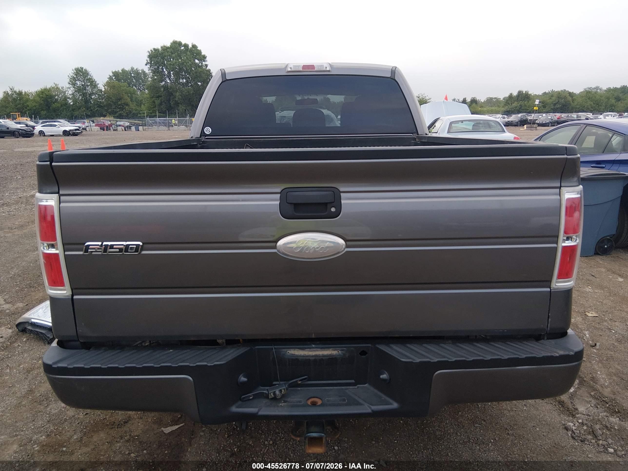 2012 Ford F-150 Fx4/lariat/stx/xl/xlt Серый vin: 1FTFX1EF9CFA82739