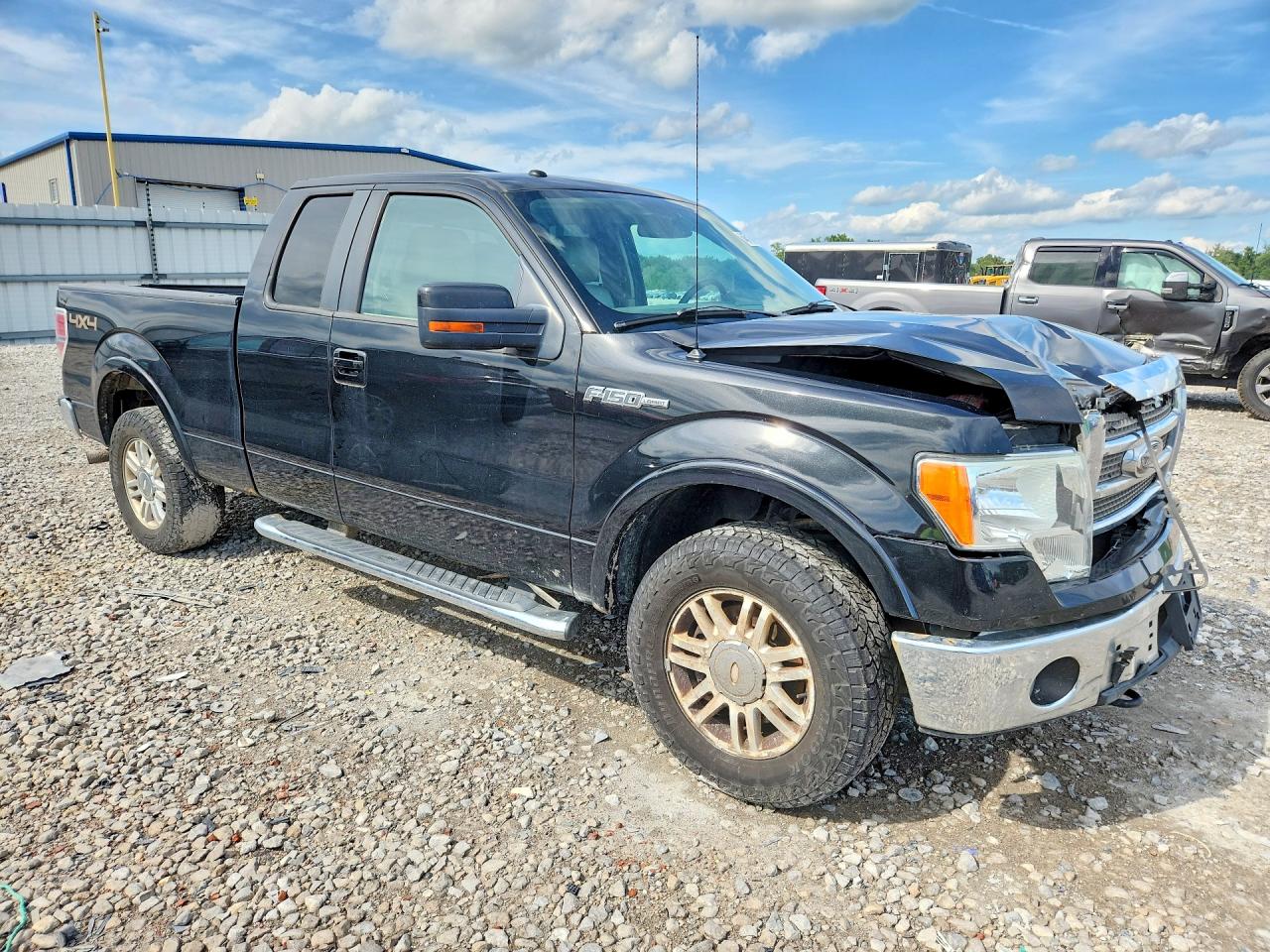 2012 Ford F150 Super Cab Black vin: 1FTFX1EF9CFB32748